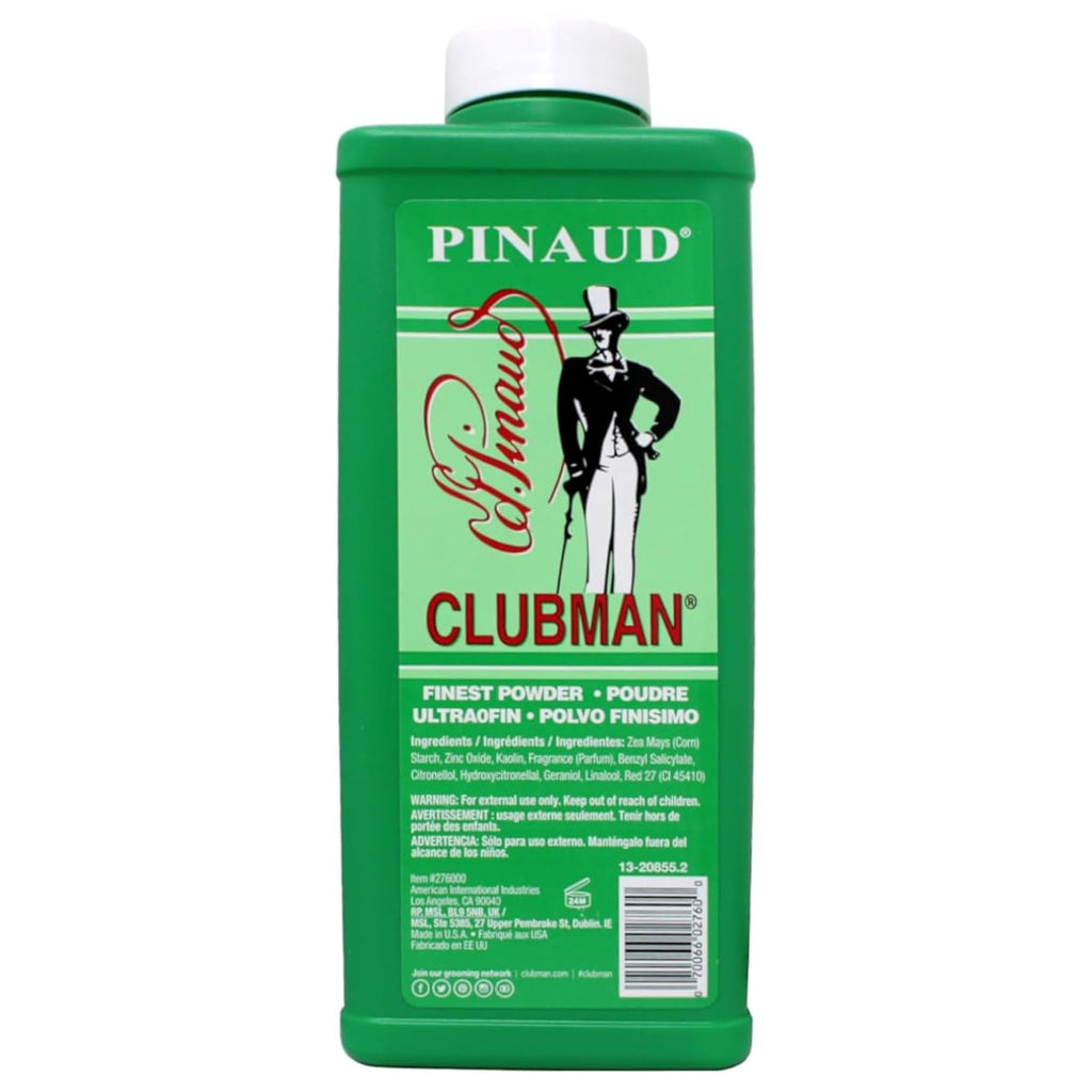 Clubman Pinaud Powder 9.0 oz – Moisture Control, Skin Comfort, Iconic Scent