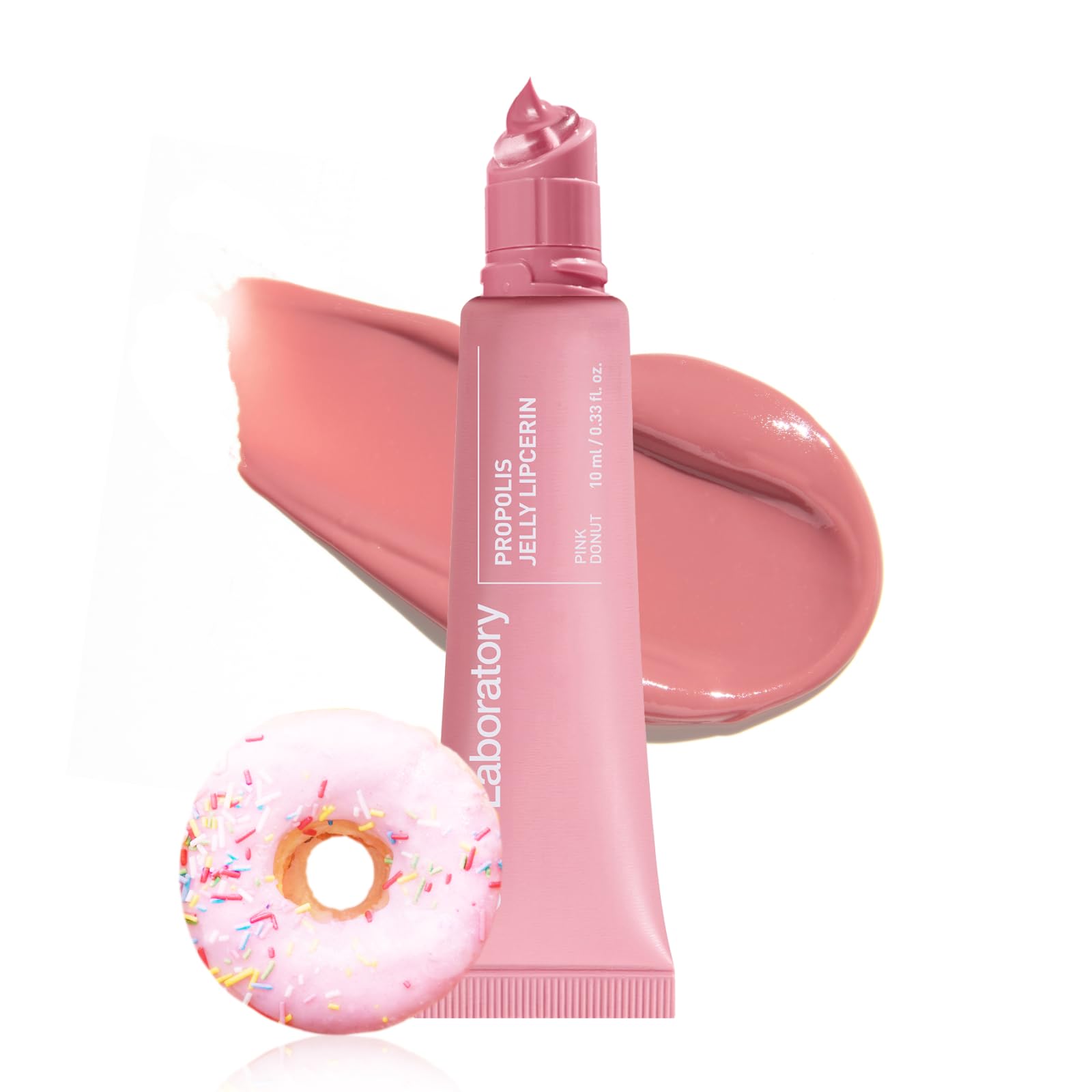 CNP Propolis Jelly Lipcerin 02 Pink Donut | Hydrating Lip Balm & Gloss with Manuka Honey + Hyaluronic Acid