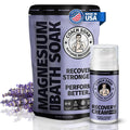 Coach Soak Recovery Bath Soak & Magnesium Lotion with Lavender Bundle