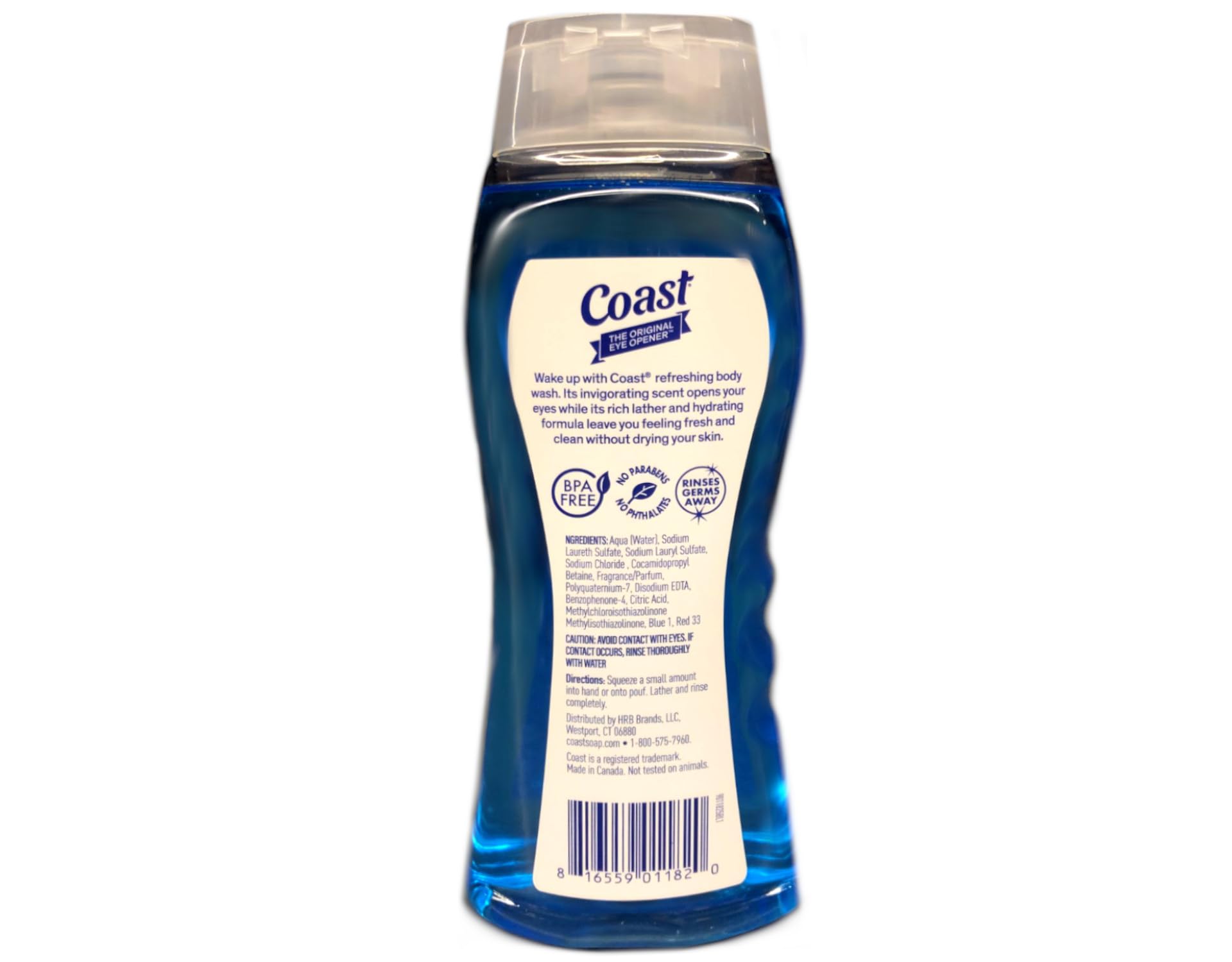 Coast 2-in-1 Hair & Body Wash Classic Scent 18 oz Pack of 6