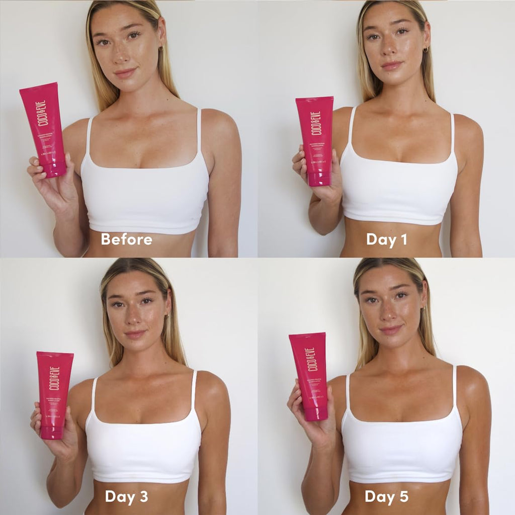 Coco & Eve Sun-kissed Gradual Tanning Lotion – Buildable, Streak-Free Sunless Tan with 72H Hydration