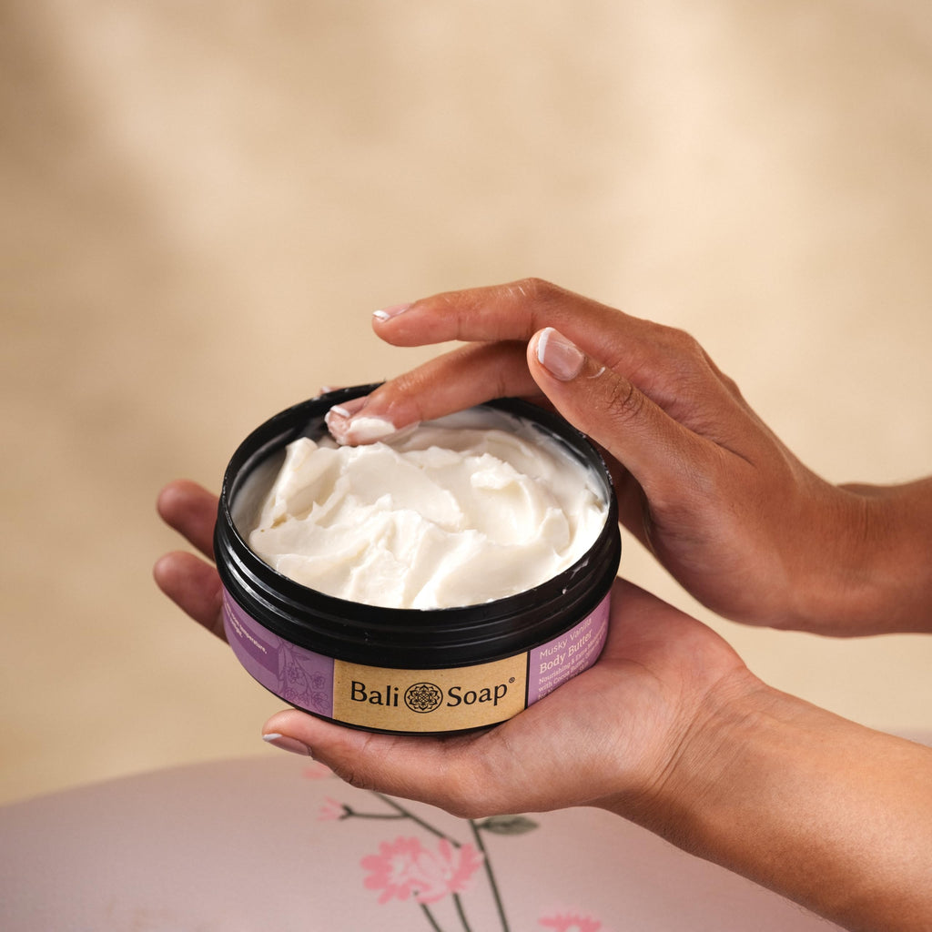 Bali Soap Musky Vanilla & Creamy Chocolate Body Butter – Set of 2 (7 oz each)