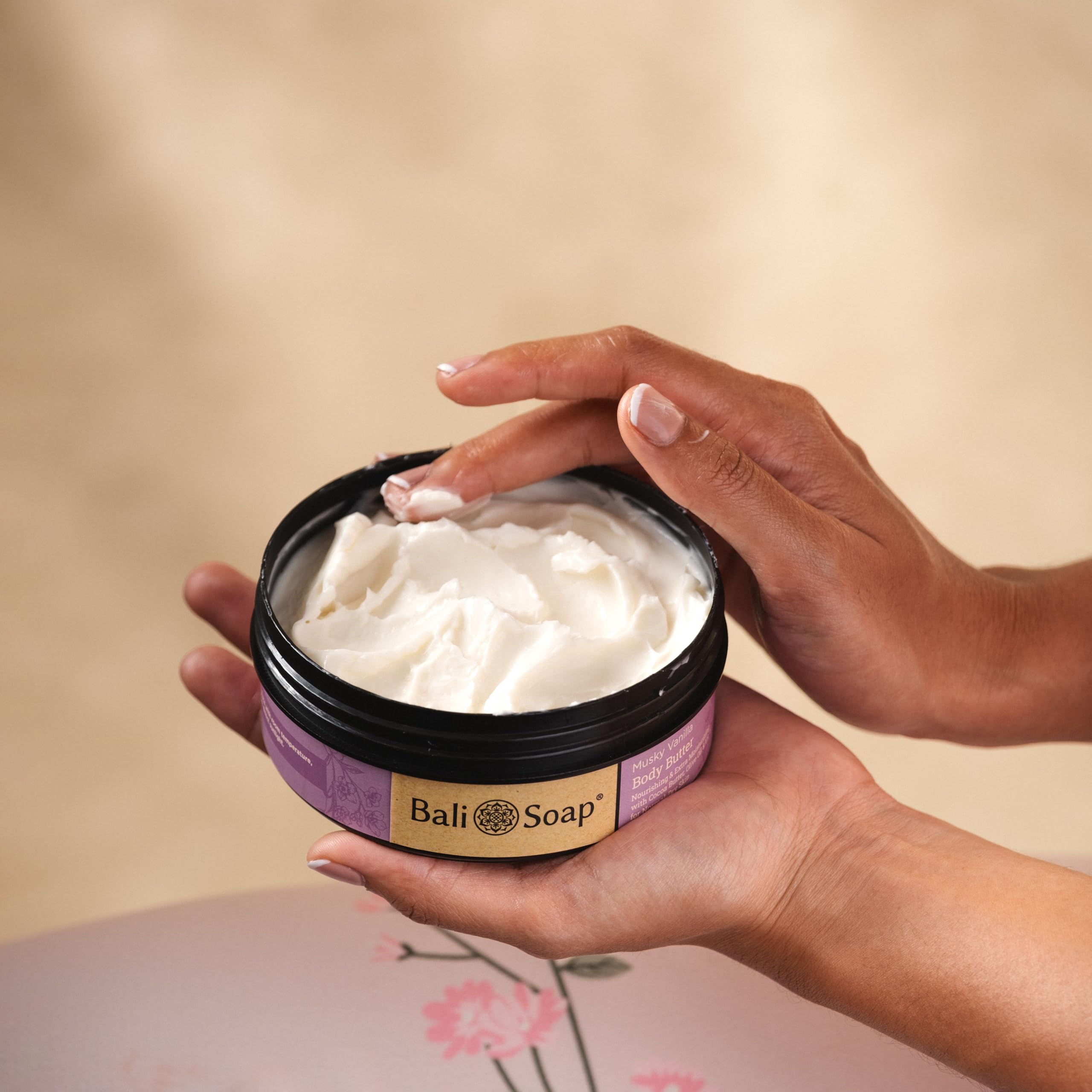 Bali Soap Musky Vanilla & Creamy Chocolate Body Butter – Set of 2 (7 oz each)