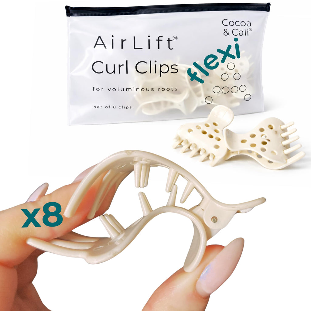 Cocoa & Cali AirLift: 8 Root Lifting Clips for Volume and Bouncy Curls