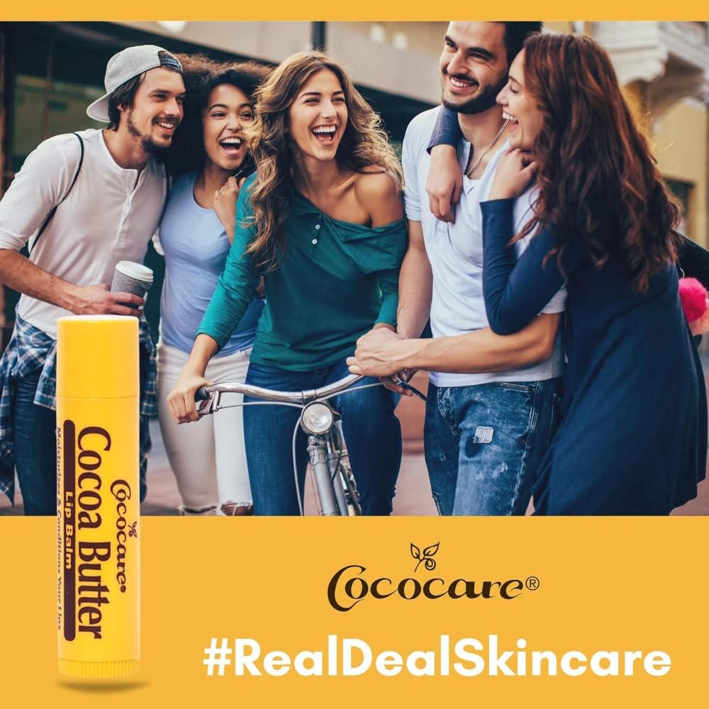 COCOCARE Cocoa Butter Lip Balm - The Little Yellow Stick 5-Pack