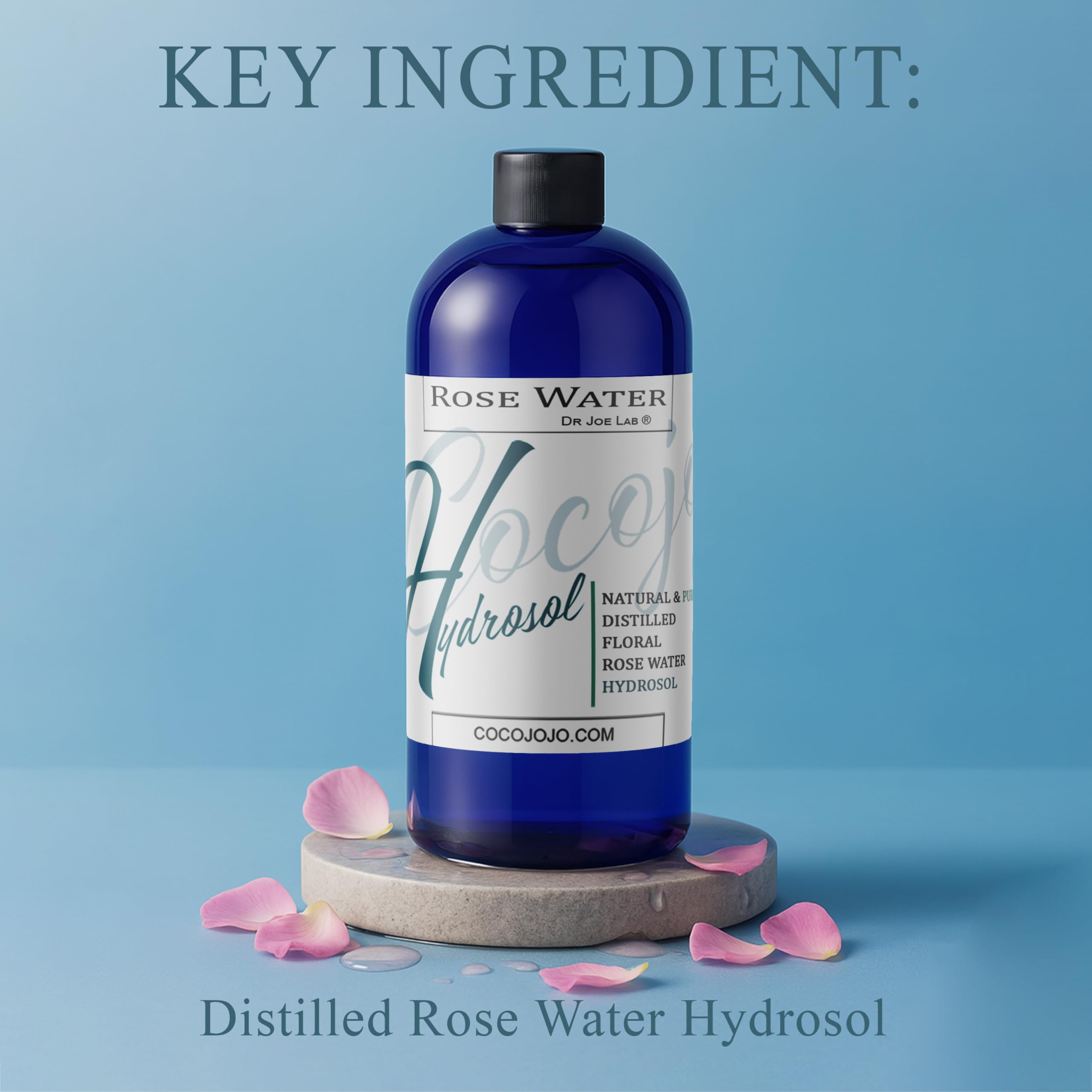 Rose Hydrosol Water Spray Toner 32 oz | Cocojojo – Alcohol-Free Hydration for All Skin Types
