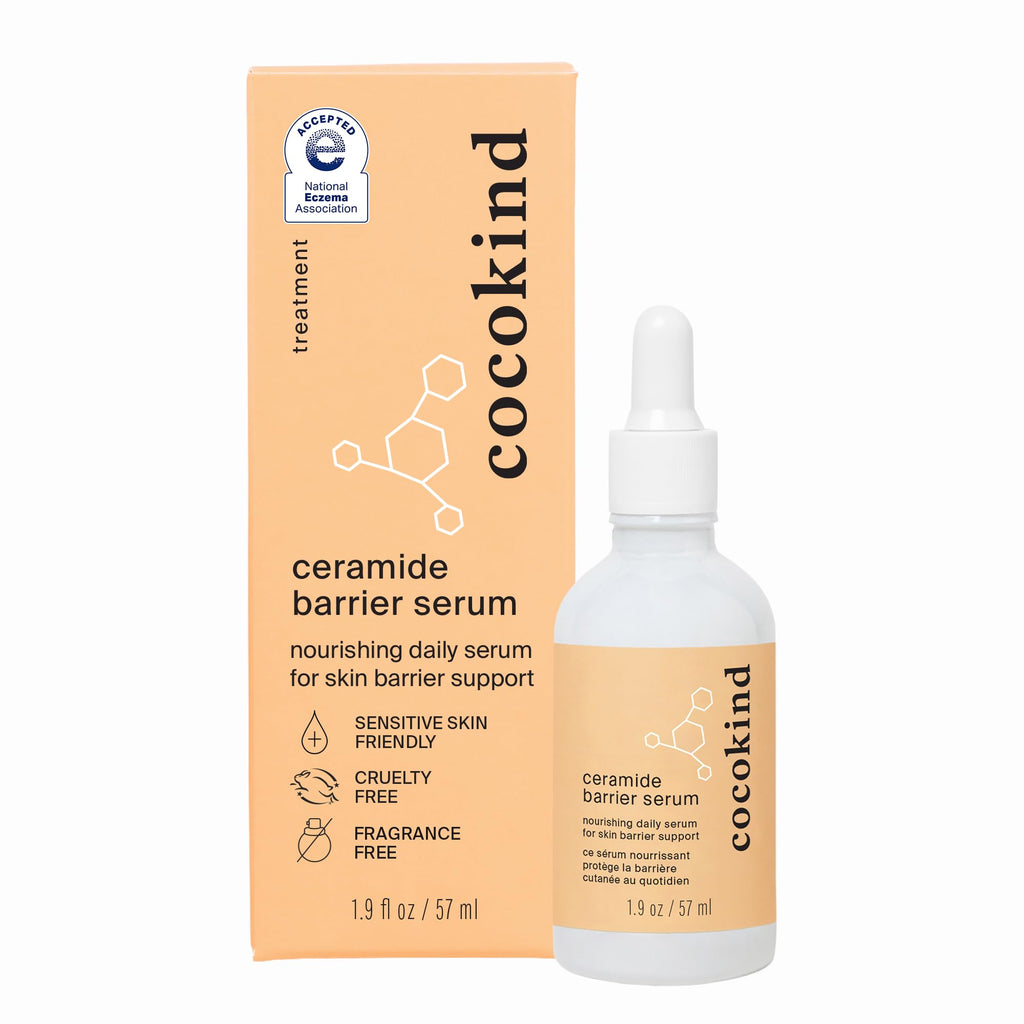 Cocokind Ceramide Barrier Serum – Fragrance Free Hydration for All Skin Types, 2oz Jumbo
