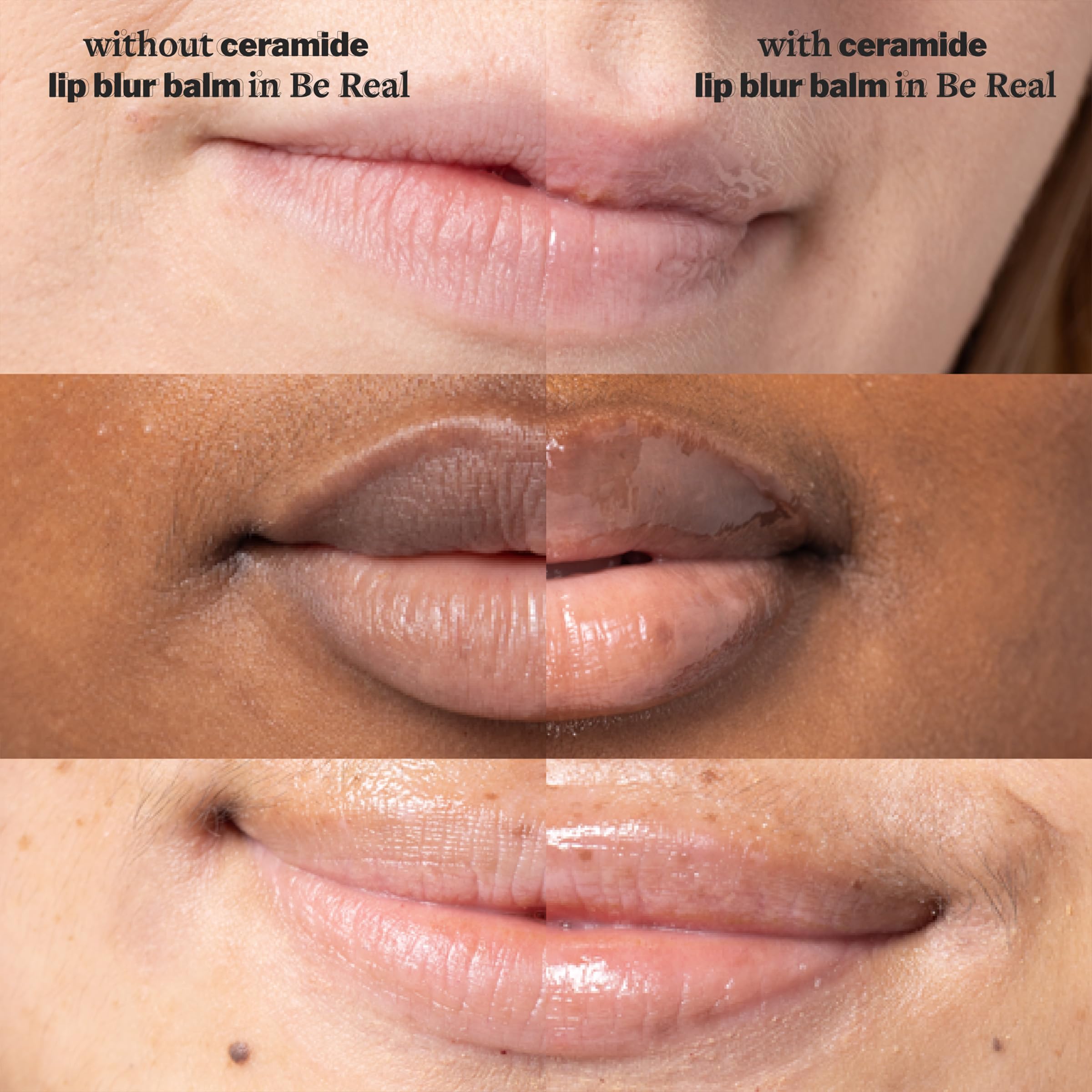 Cocokind Be Real Ceramide Lip Blur Balm — Hydrating, Fragrance-Free Lip Care (6 Pack)