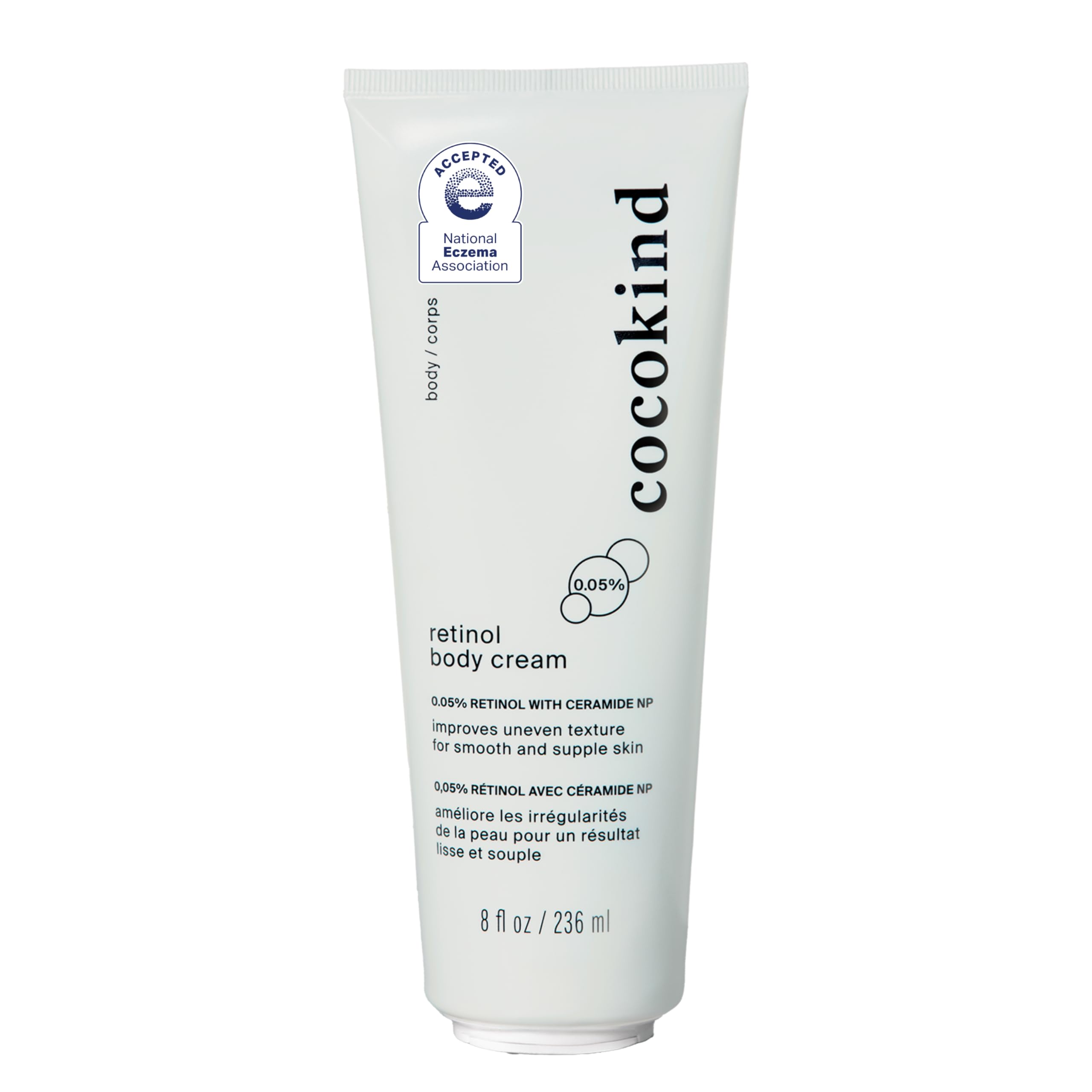 Cocokind Retinol Body Cream | Fragrance-Free, Vegan, Cruelty-Free, All Skin Types, 8 oz