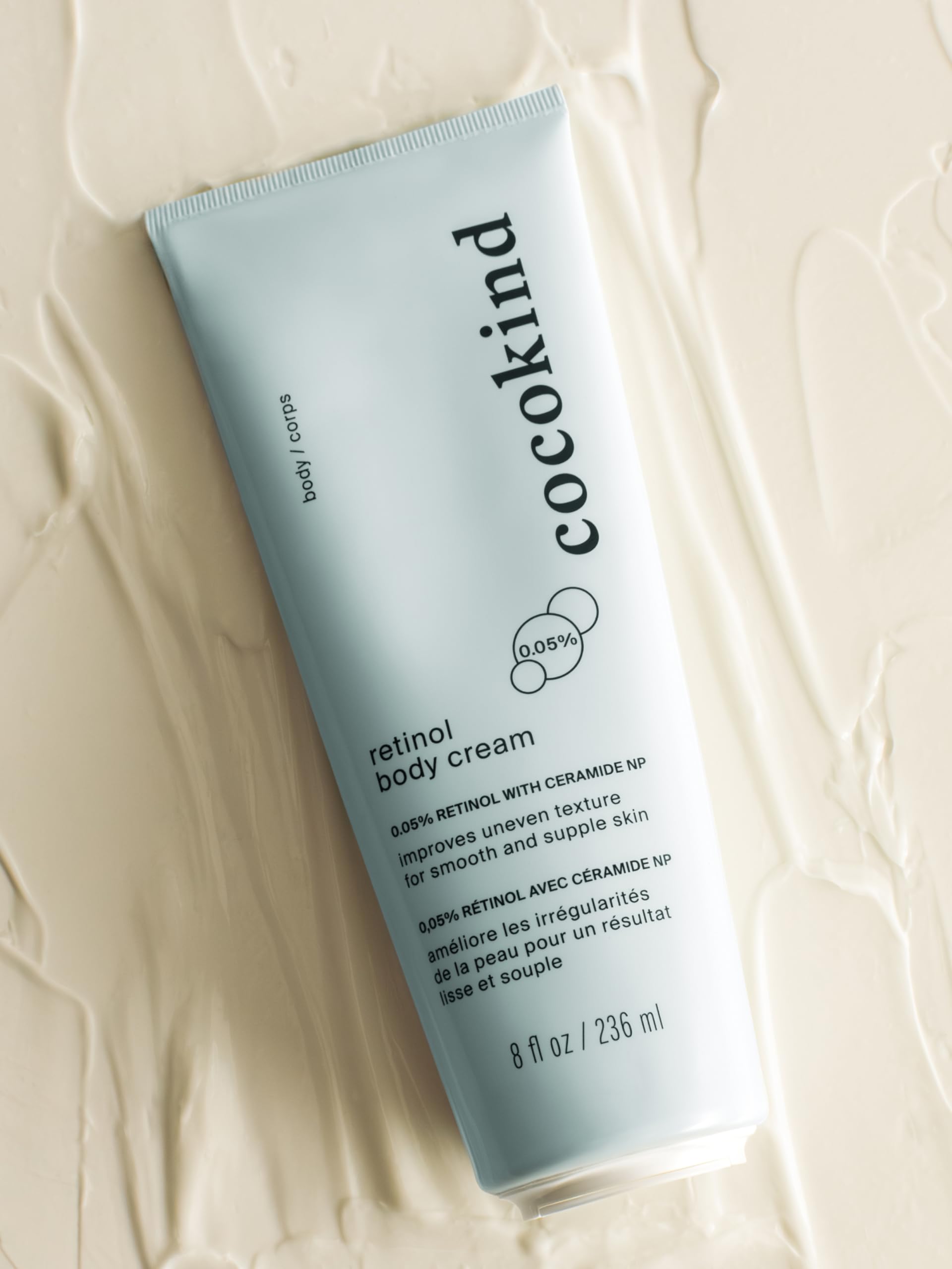 Cocokind Retinol Body Cream | Fragrance-Free, Vegan, Cruelty-Free, All Skin Types, 8 oz