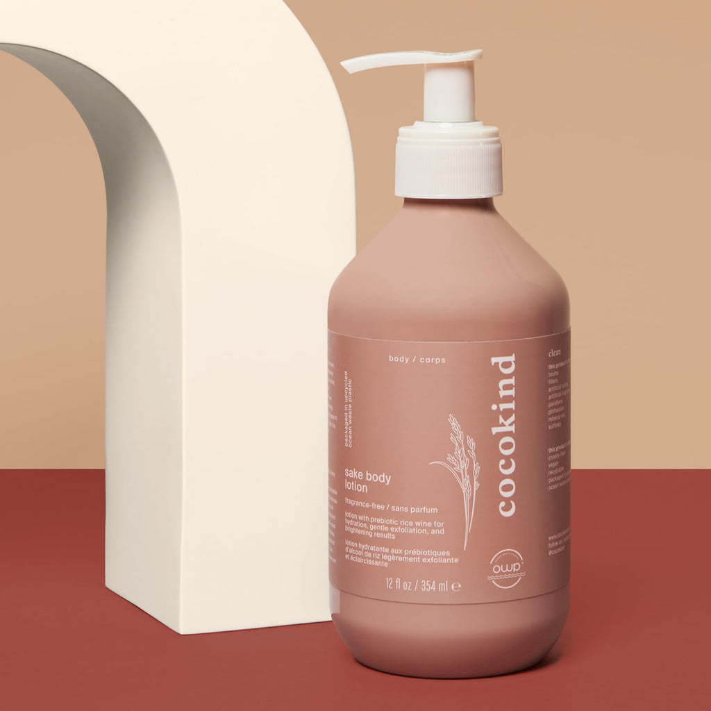 Cocokind Sake Body Lotion – Daily Lightweight Fragrance-Free Moisturizer