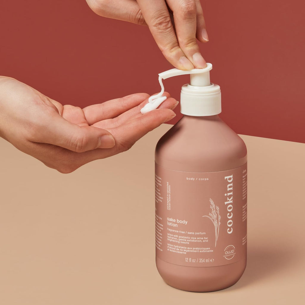 Cocokind Sake Body Lotion – Daily Lightweight Fragrance-Free Moisturizer
