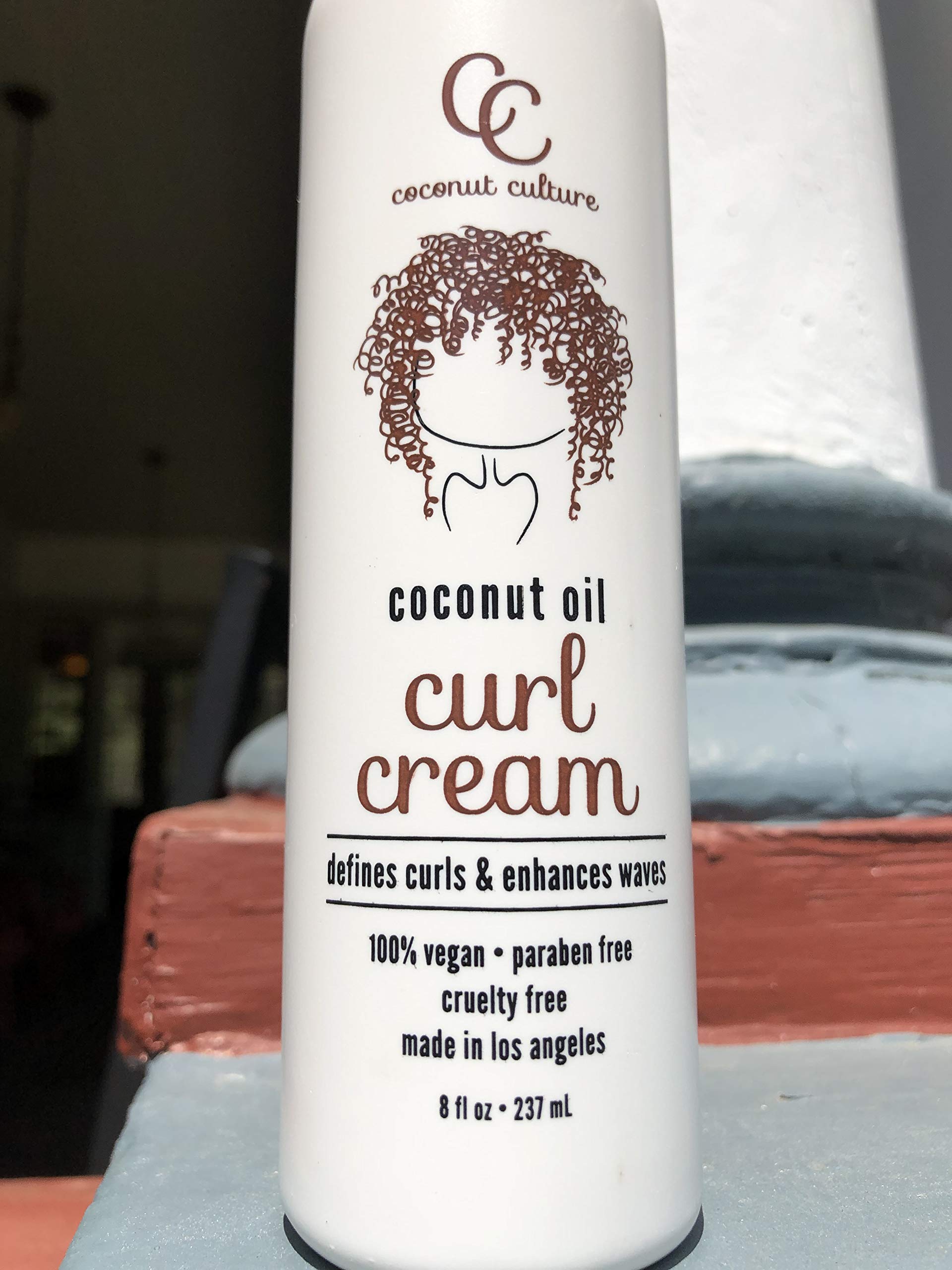 Coconut Culture Curl Cream 8oz | Define Curls, Shine & Frizz Control