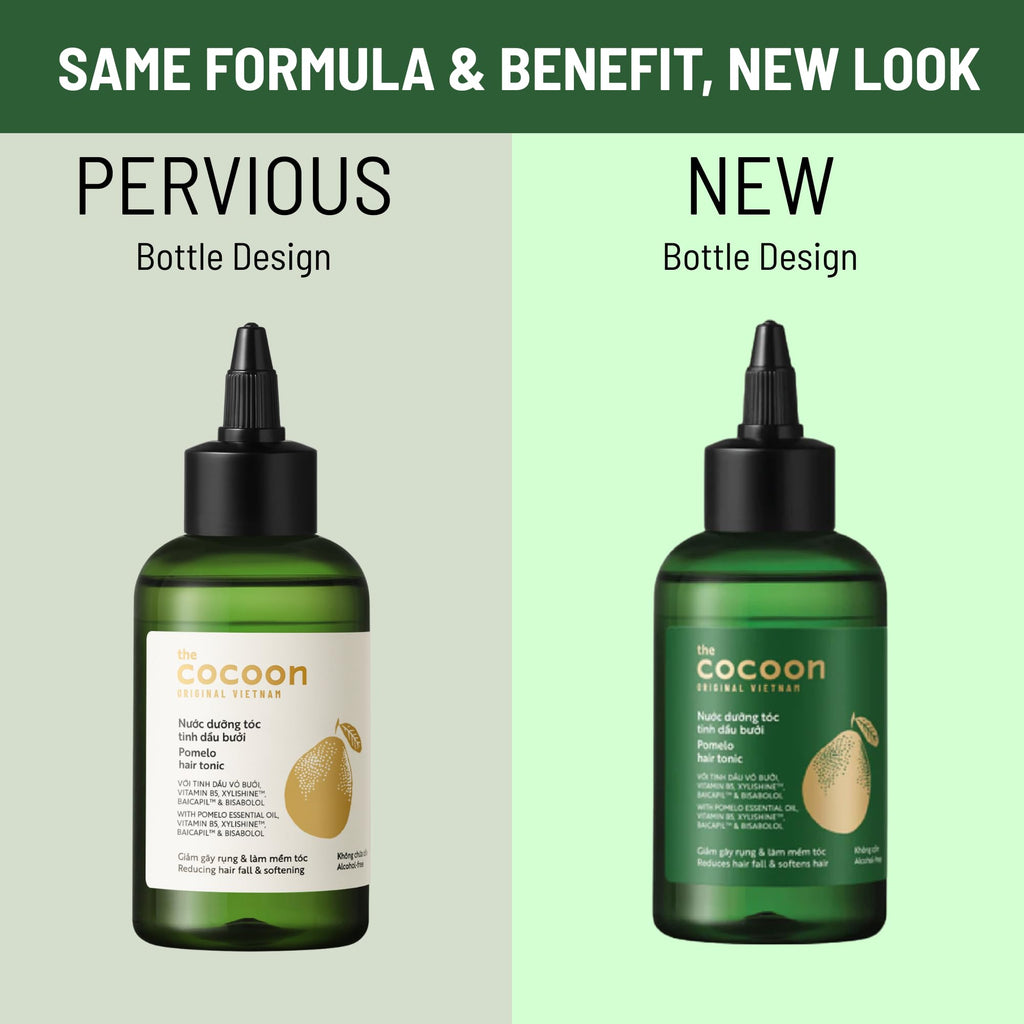 Cocoon Pomelo Hair Tonic – Vegan Scalp Serum for Thinning & Damaged Hair | COCOONORIGINAL (4.73 fl oz per bottle, 3 Boxes)