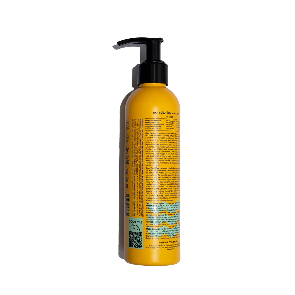 COCUNAT 3 Curl Booster - Defining Gel for Frizz-Free, Deeply Moisturized Curls | Silicone Free 8.5 fl oz