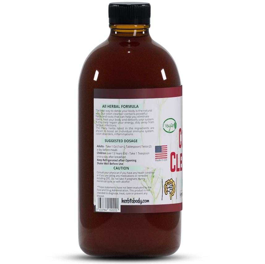 Natural Colon Cleanse Bitter - Gentle Colon Cleansing Formula 500ml