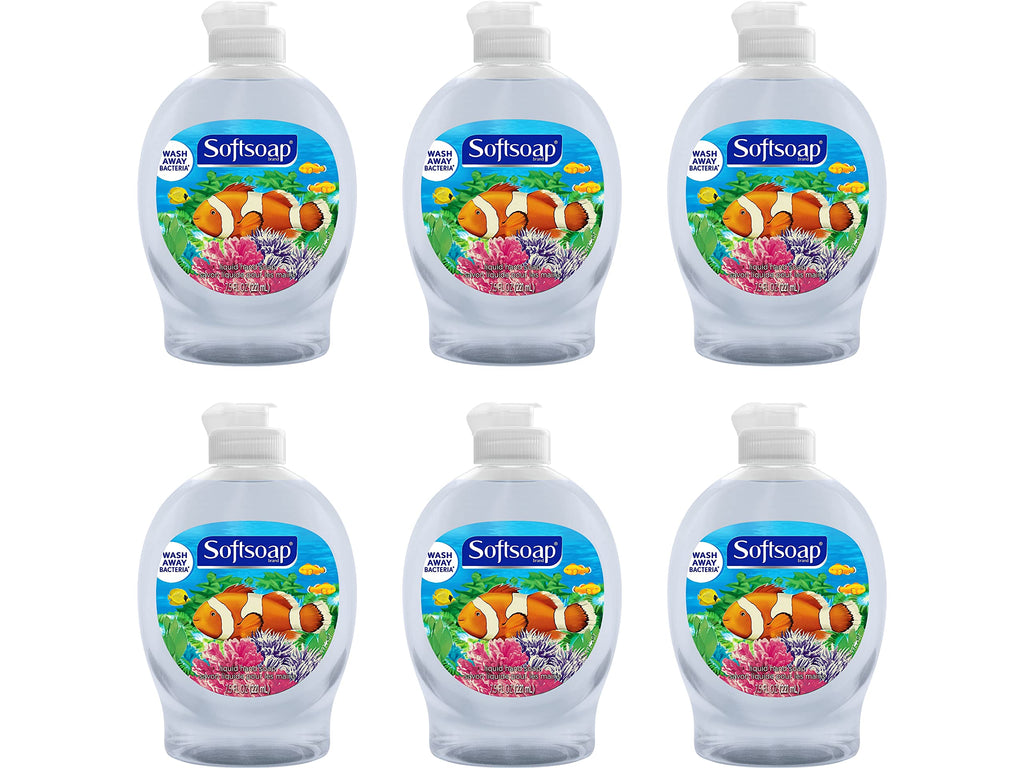 Colgate Softsoap Aquarium Series Liquid Hand Soap – 7.5 fl oz, 6-Pack