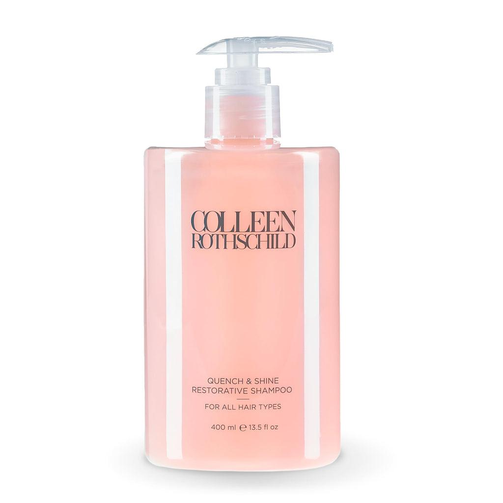 COLLEEN ROTHSCHILD Quench & Shine Restorative Shampoo – Color-Safe Moisture, Softness & Shine (13.5 oz)