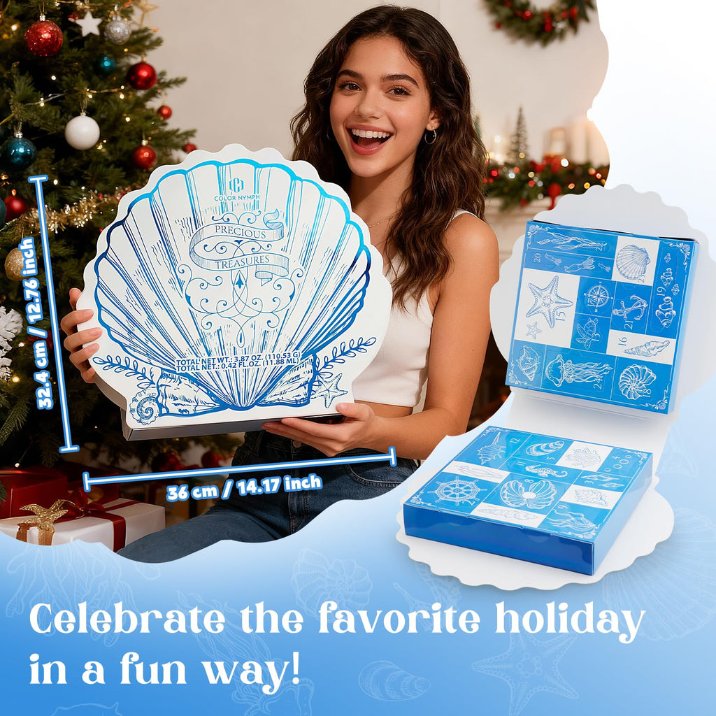 Color Nymph Makeup Advent Calendar 2025 – 24 Days of Surprise Beauty Gifts for Women & Teens