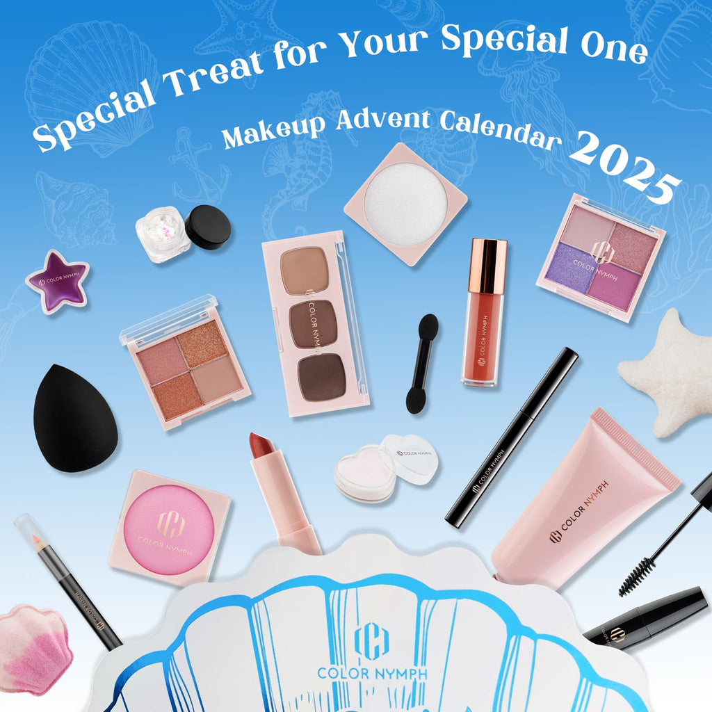 Color Nymph Makeup Advent Calendar 2025 – 24 Days of Surprise Beauty Gifts for Women & Teens