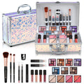 Color Nymph Makeup Kit for Women & Teens – 35 Color Eyeshadows, Lip Gloss, Brushes, Travel Case