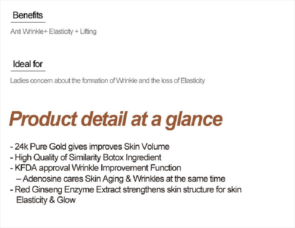 COLORCODE BOTONIX Natural Age Defying Cream 24K Gold + 8 Peptides – Lift & Glow Bundle