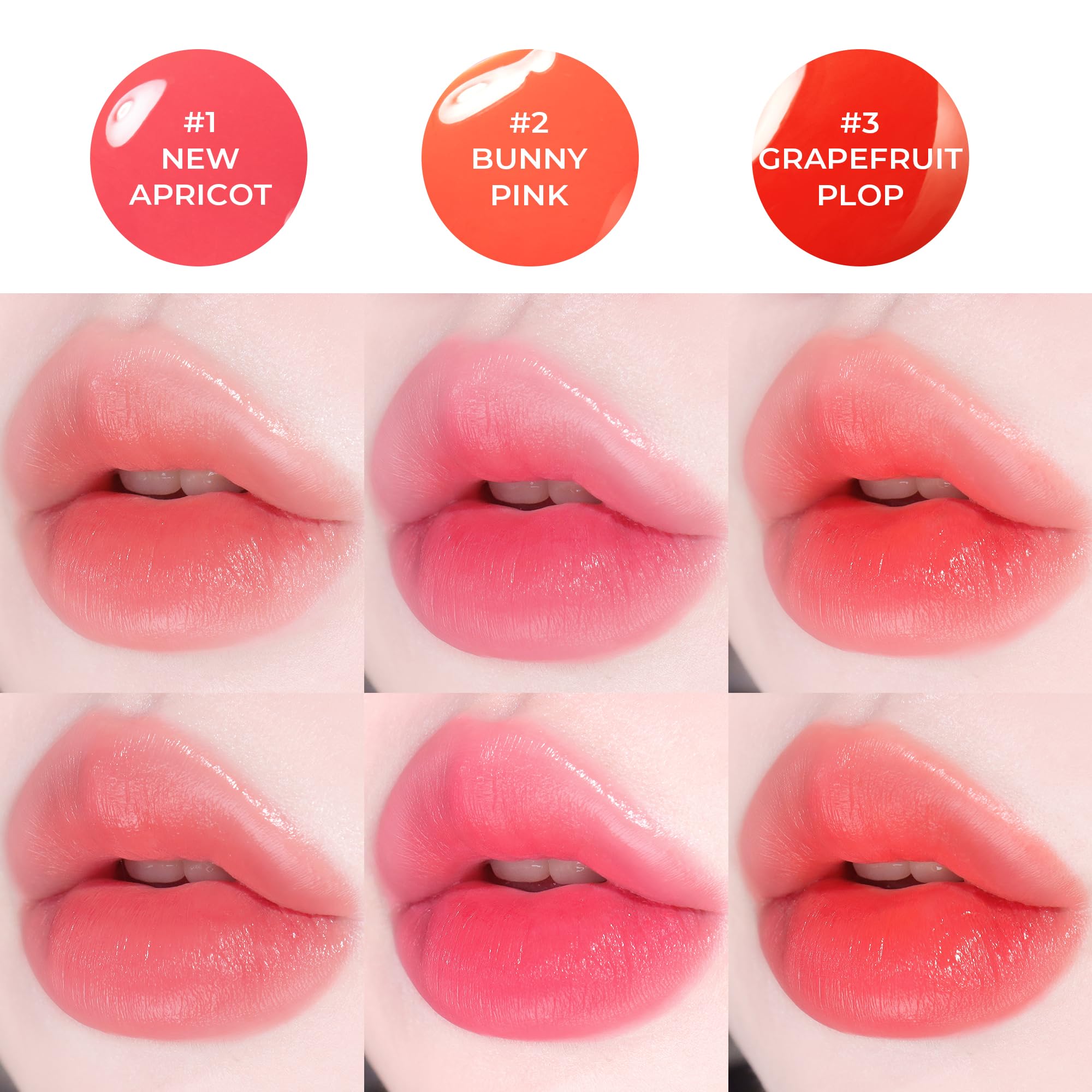 COLORGRAM Fruity Water Tint 02 Bunny Pink – Hydrating, Buildable Lip Tint