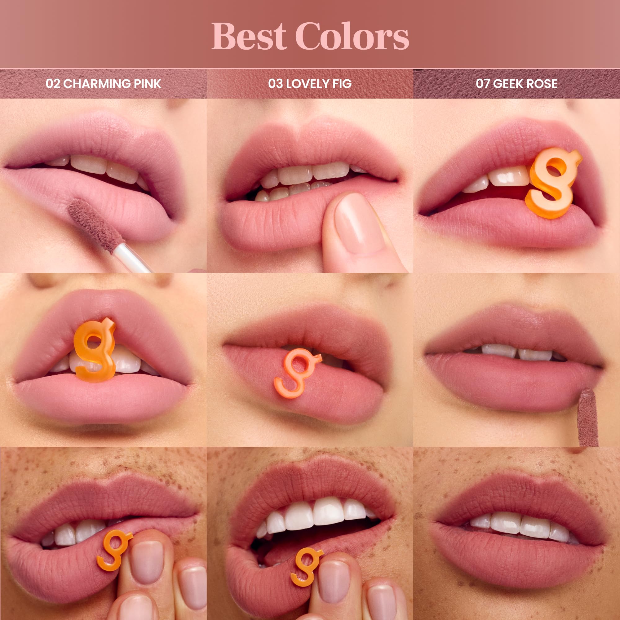 Colorgram Nude Blur Tint 03 Lovely Fig – Soft Velvet Matte Lip & Cheek Tint | Lightweight, Long-Lasting Blur