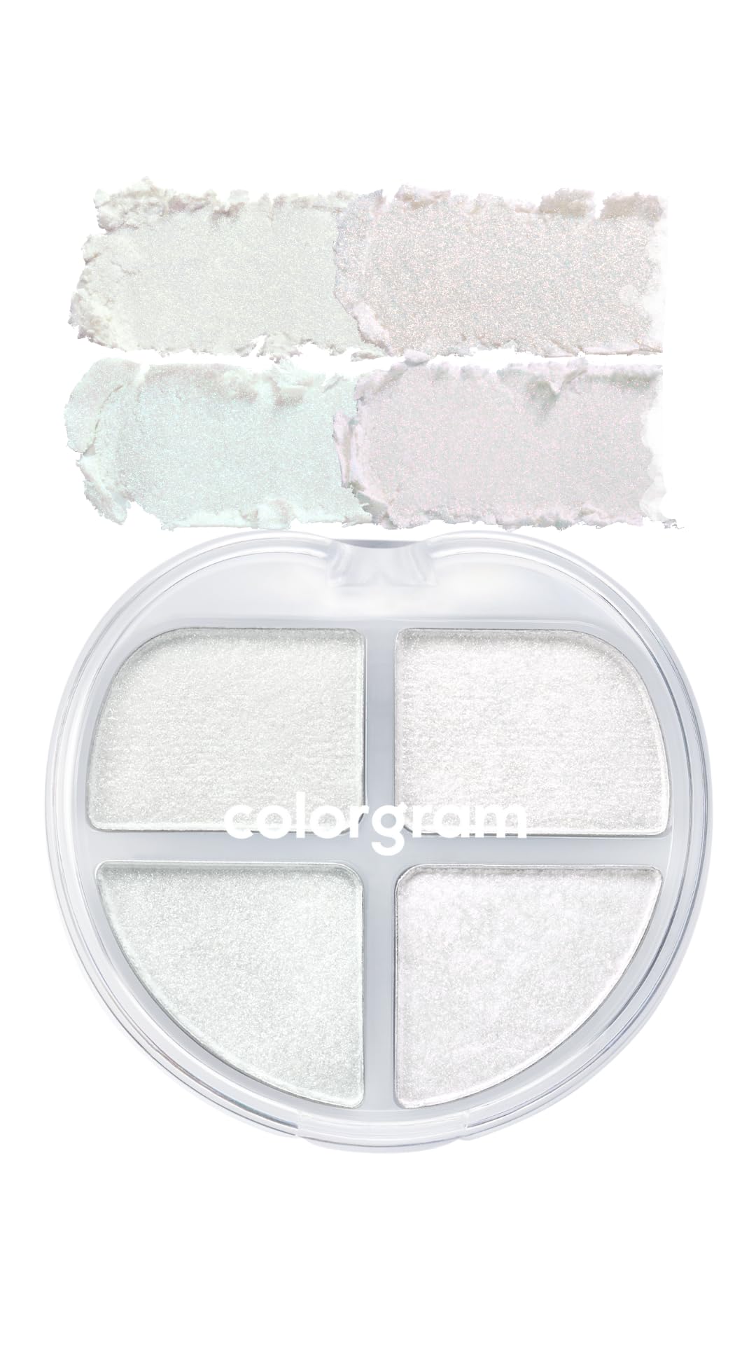 COLORGRAM Tintin Dory Eyeshadow Palette 01 Glitter Dory – 4-Color Compact, Silky & Pigmented