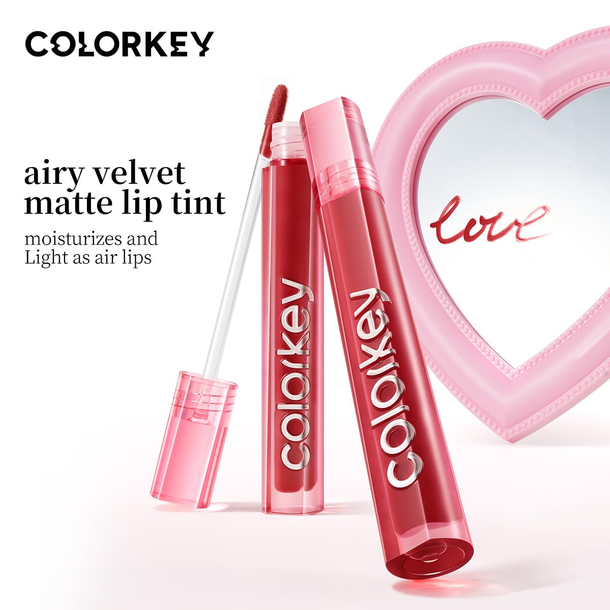 COLORKEY Airy Velvet Lip Tint Matte Finish - B620 Oolong Latte (3g) | Longwear Lip Color