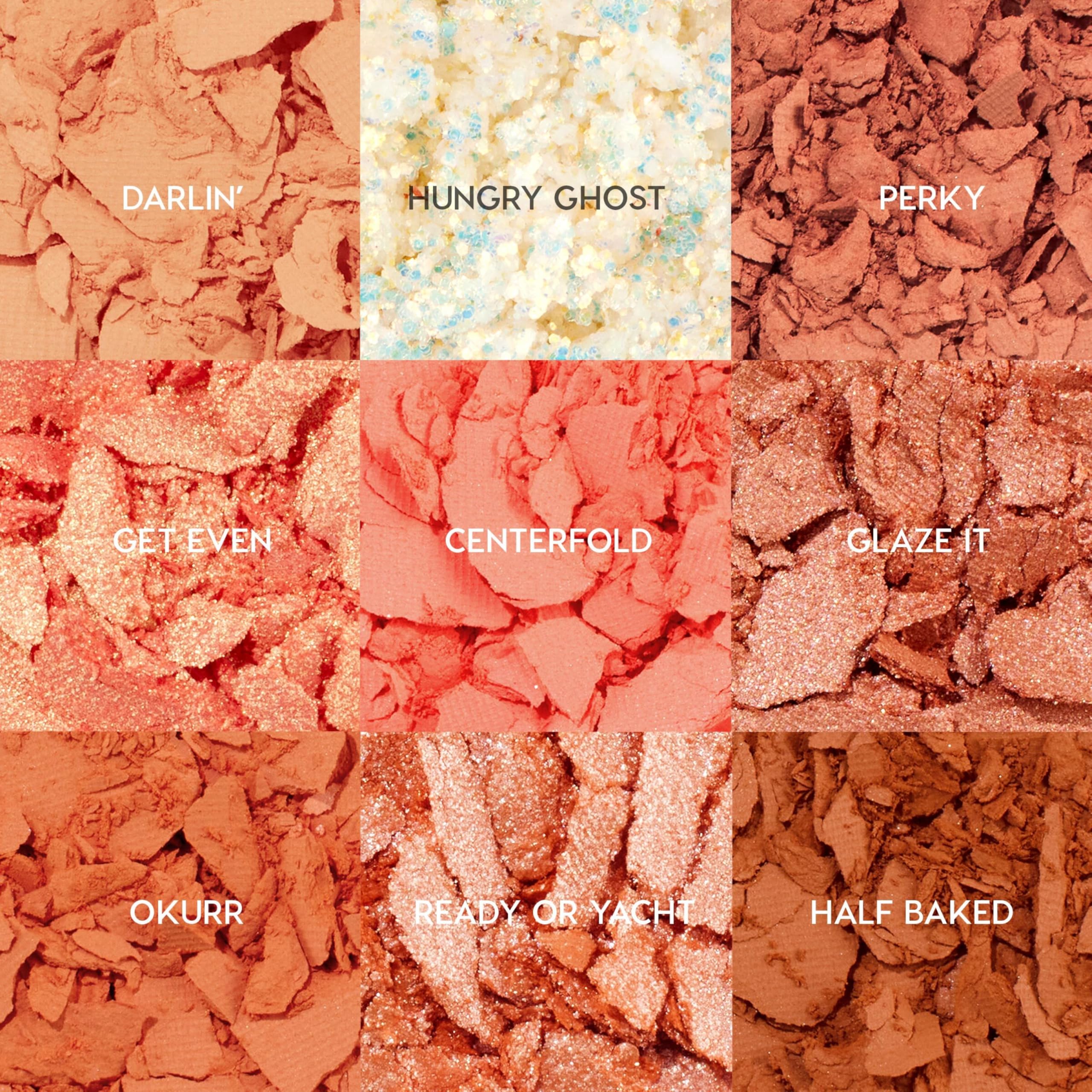 ColourPop Baby Got Peach Eyeshadow Palette – Orange & Coral (9 Sh shades) Matte, Metallic & Glitter – 0.3 oz