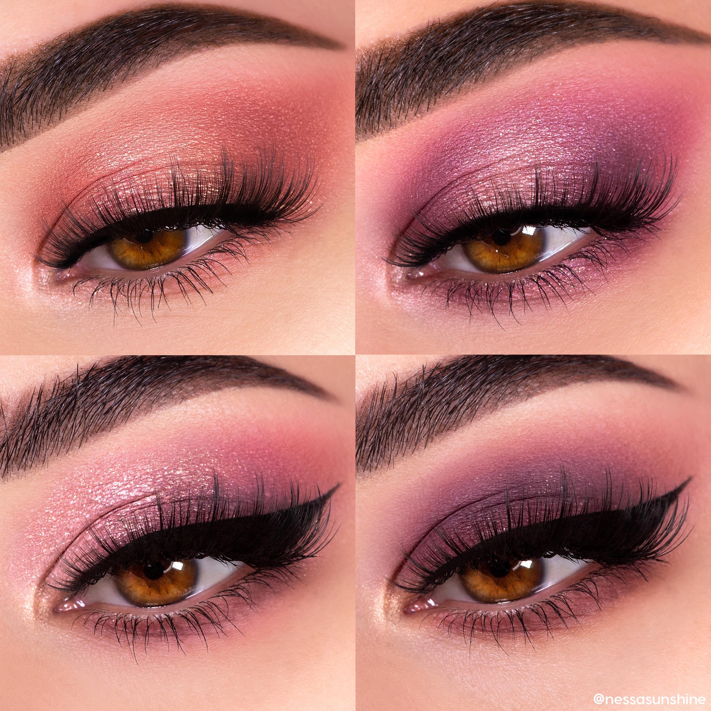 ColourPop Blush Crush Eyeshadow Palette – Brown, Gold & Pink, High-Pigment & Long-Wearing