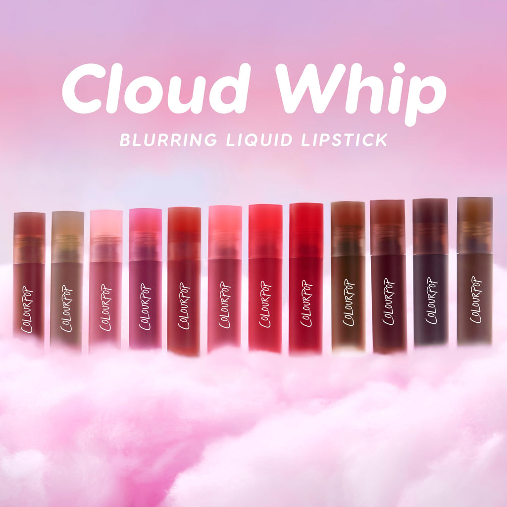 ColourPop Cloud Whip Liquid Lipstick – Storm Cloud, Soft Blur Finish
