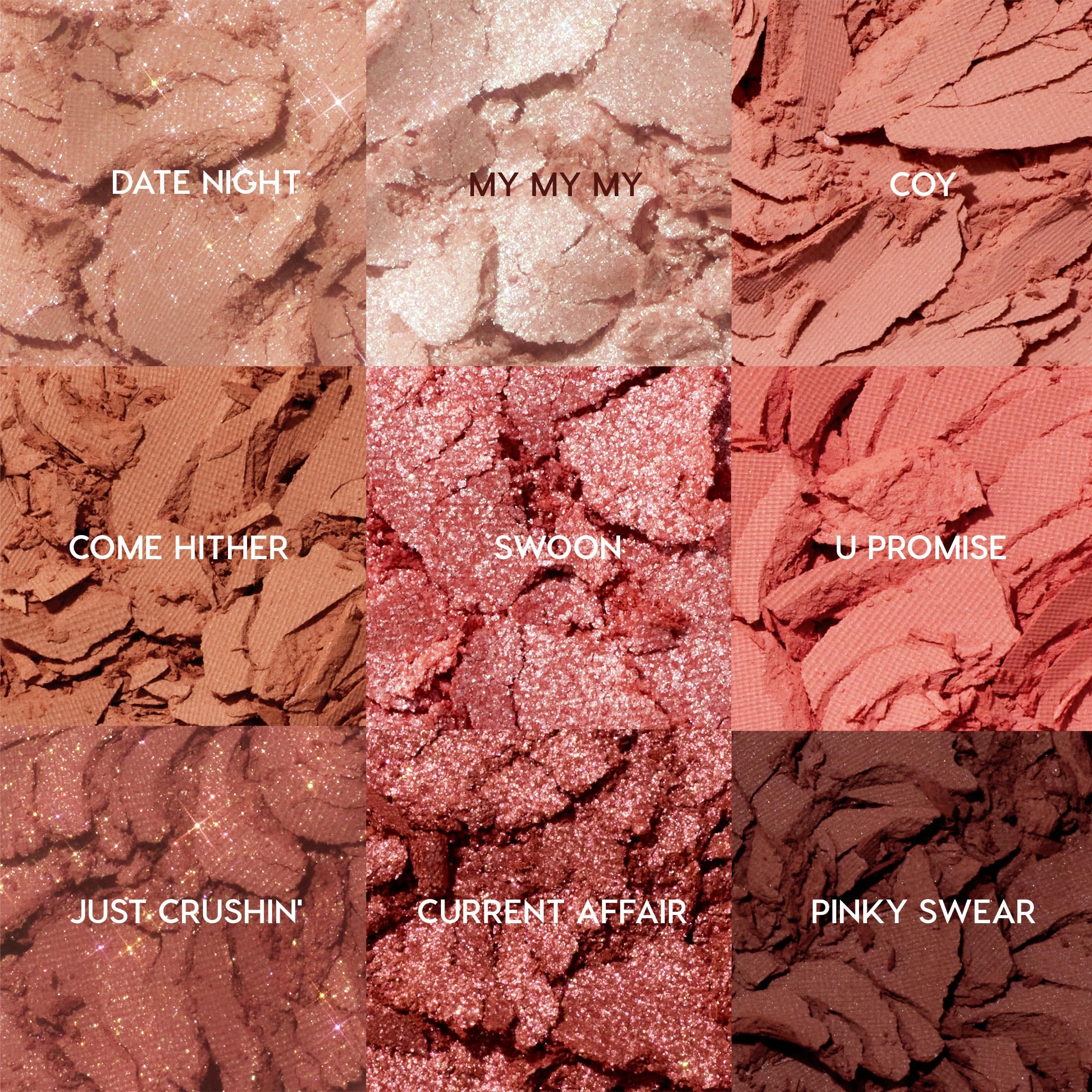 ColourPop Eyeshadow Palette Blush Baby – Multi-Finish Eye Makeup (Matte, Metallic, Matte Sparkle & Glitter) Long-Wearing