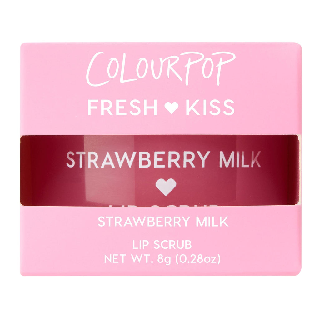 ColourPop Fresh Kiss Exfoliating Lip Scrub – Nourish & Buff Lips (Strawberry Milk, 0.37 oz)