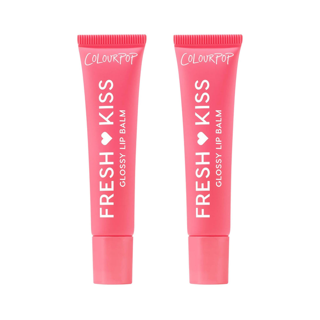ColourPop Fresh Kiss Glossy Lip Balm - Hydrating Lip Care with Peptides, Hyaluronic Acid & Vitamin E | Watermelon Sugar 2-Pack