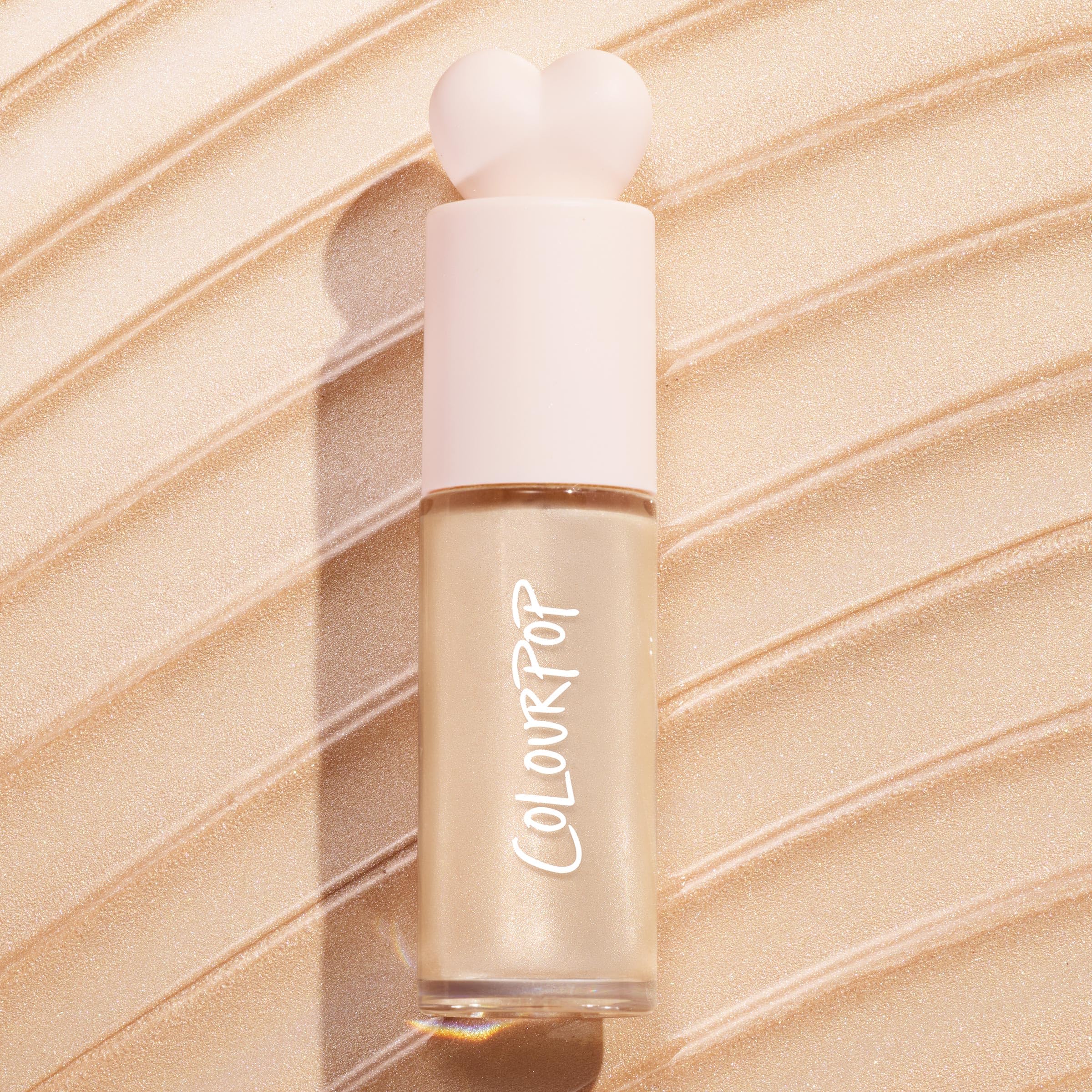 ColourPop Hi-Lite Dewy Liquid Highlighter – Sugar Donut, Ultra-Reflective Glow
