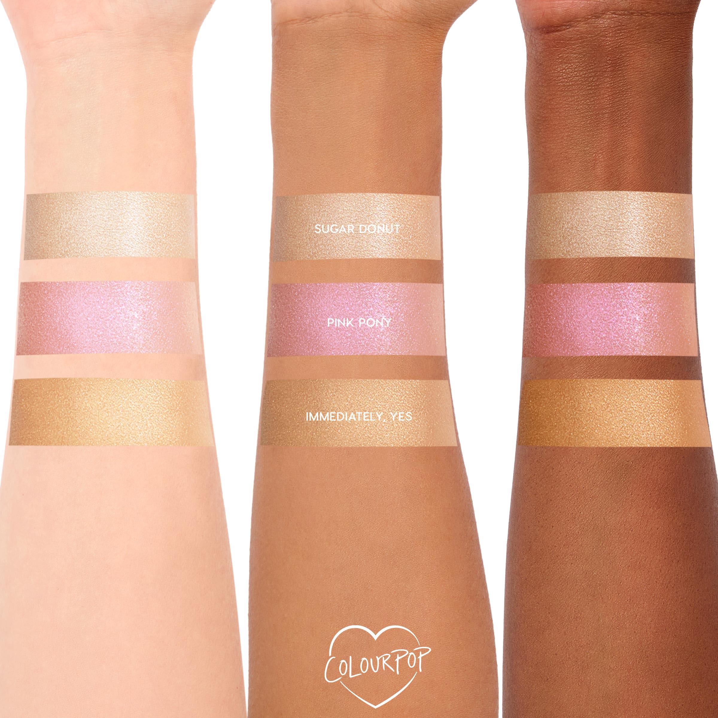 ColourPop Hi-Lite Dewy Liquid Highlighter – Sugar Donut, Ultra-Reflective Glow