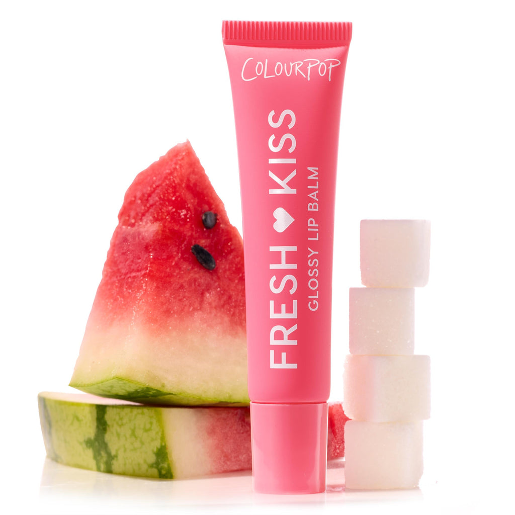 ColourPop Fresh Kiss Glossy Lip Balm - Hydrating Lip Care with Peptides, Hyaluronic Acid & Vitamin E | Watermelon Sugar 2-Pack