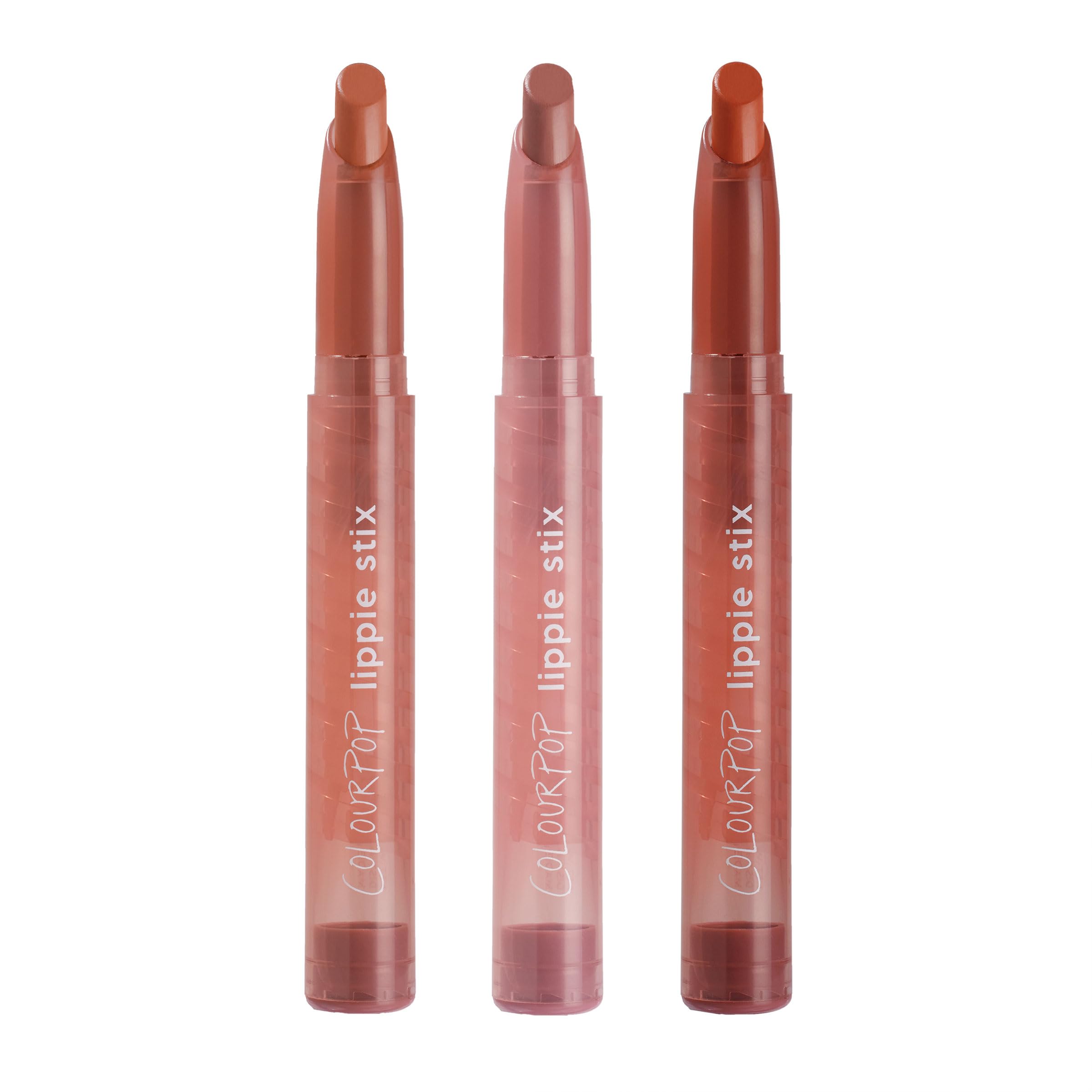 ColourPop Lippie Stix Kit – 3 Long-Lasting Lipsticks with Vitamin E & Shea Butter | Paraben & Sulfate Free