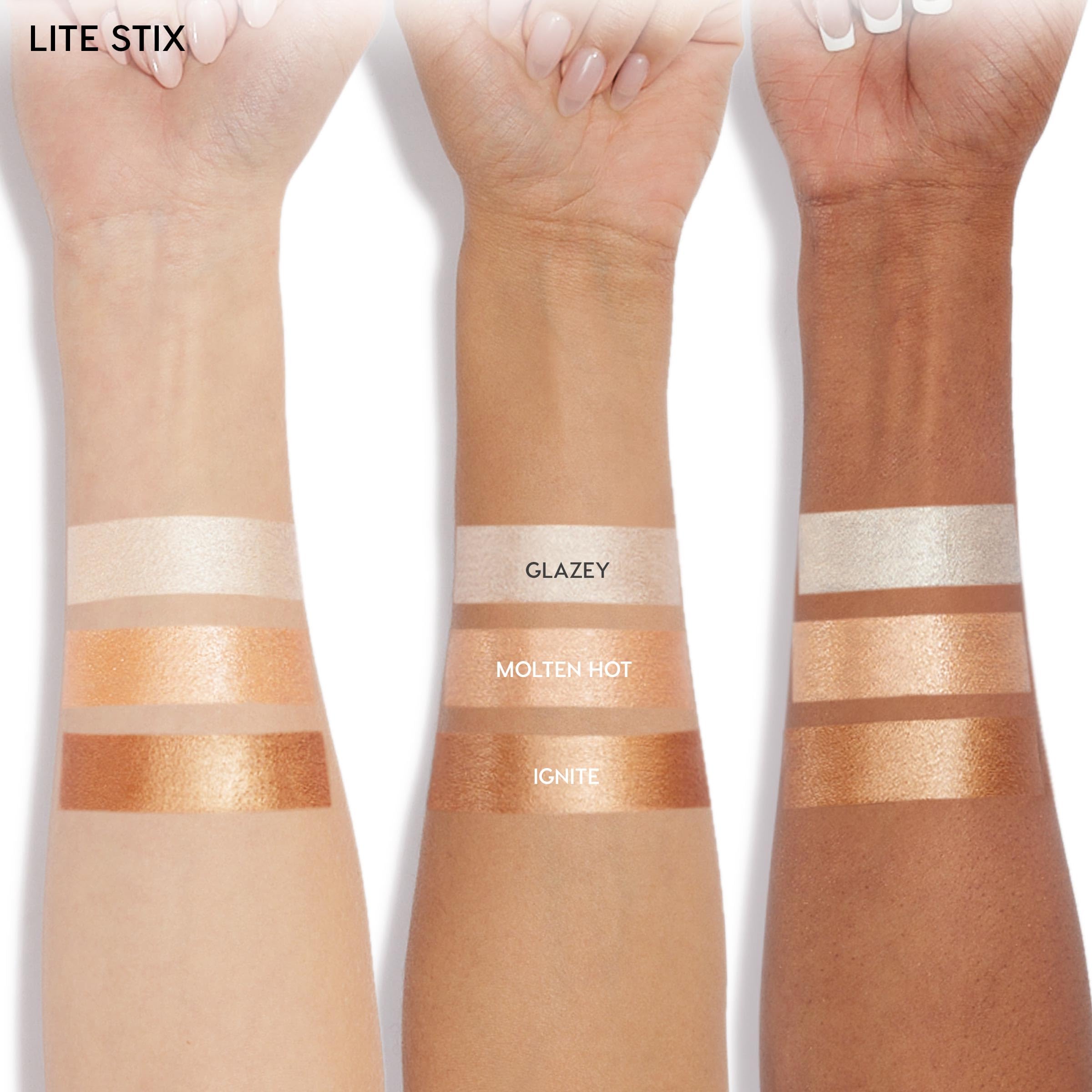 ColourPop Lite Stix Cream Highlighter – Blendable Dewy Glow (0.33 oz) Ignite