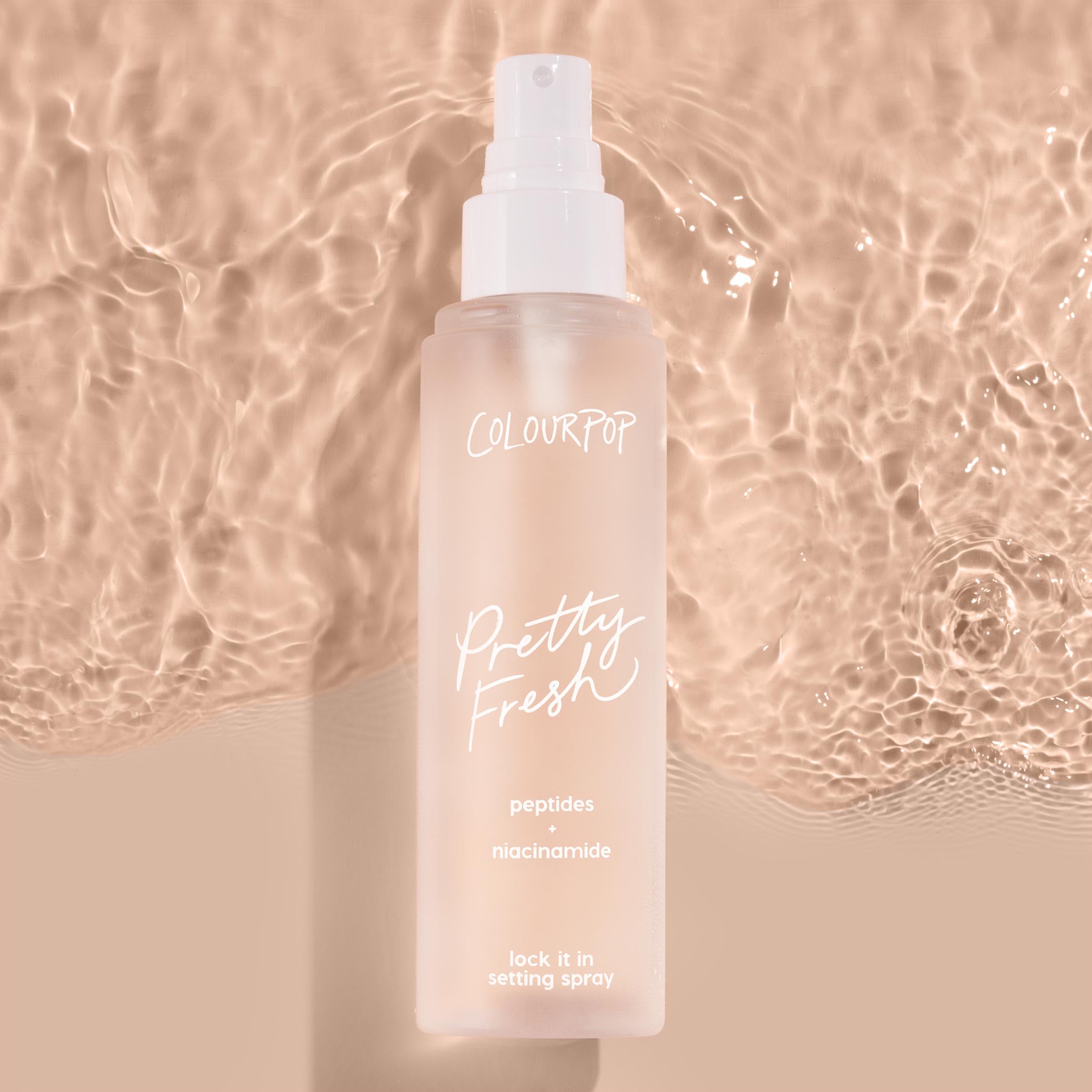 ColourPop Pretty Fresh Hydrating Setting Mist | Vegan, Hyaluronic Acid & Coconut Water, Dewy Finish – 3.4 fl oz
