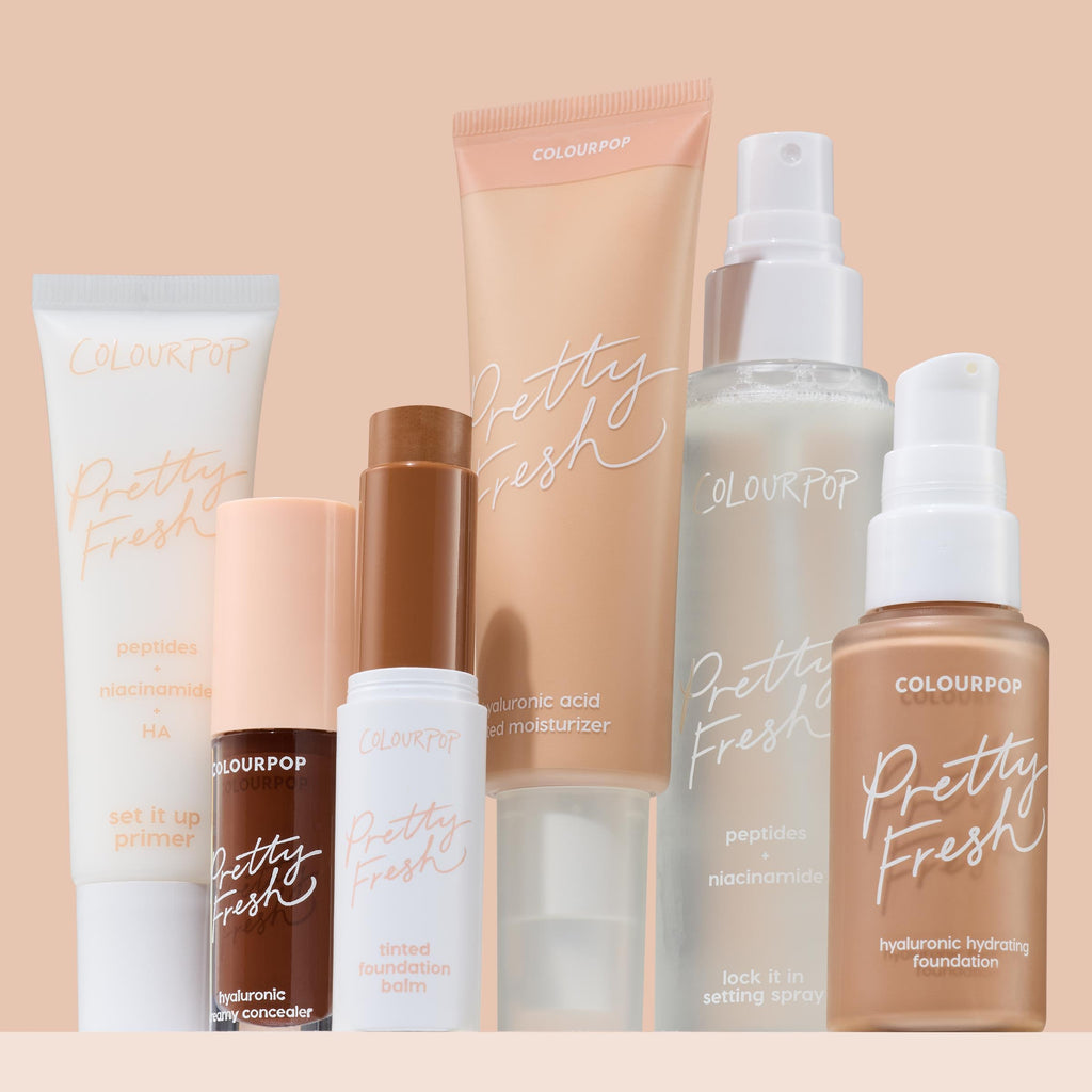 ColourPop Pretty Fresh Tinted Moisturizer - Hydrating Skin Tint with Hyaluronic Acid & Coconut Water | Fair 4N (1.45 oz)