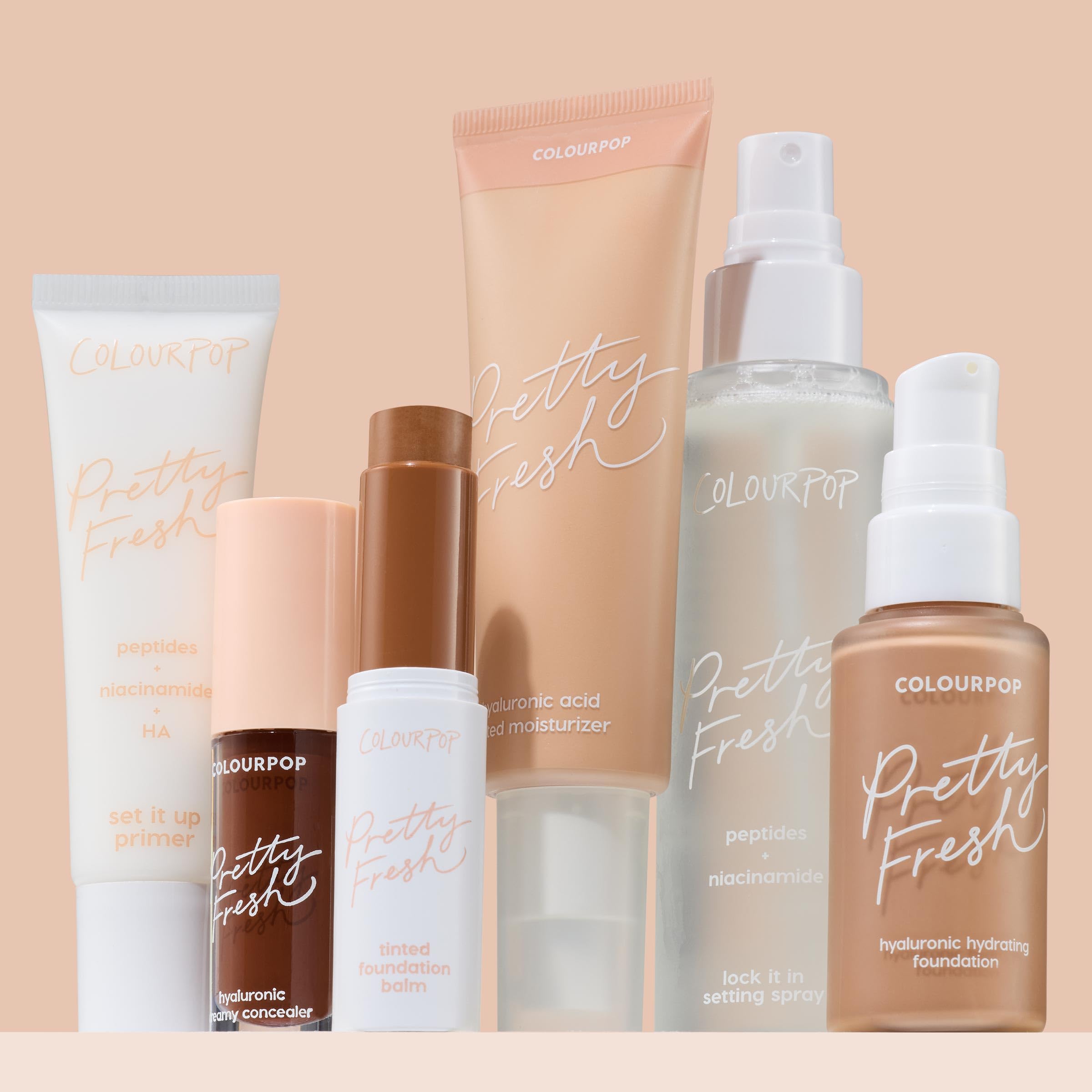 ColourPop Pretty Fresh Tinted Moisturizer – Hydrating Skin Tint with Hyaluronic Acid & Coconut Water | Medium 12W (1.45 oz)