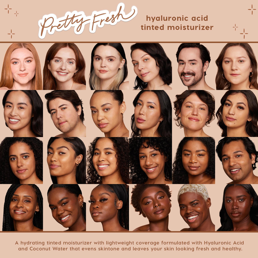 ColourPop Pretty Fresh Tinted Moisturizer – Hydrating Skin Tint with Hyaluronic Acid & Coconut Water | Medium 12W (1.45 oz)