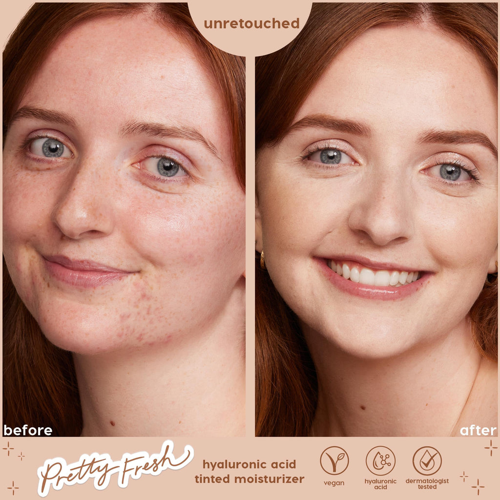 ColourPop Pretty Fresh Tinted Moisturizer – Hydrating Skin Tint with Hyaluronic Acid & Coconut Water | Lightweight Coverage in Fair 2W (1.45 oz)