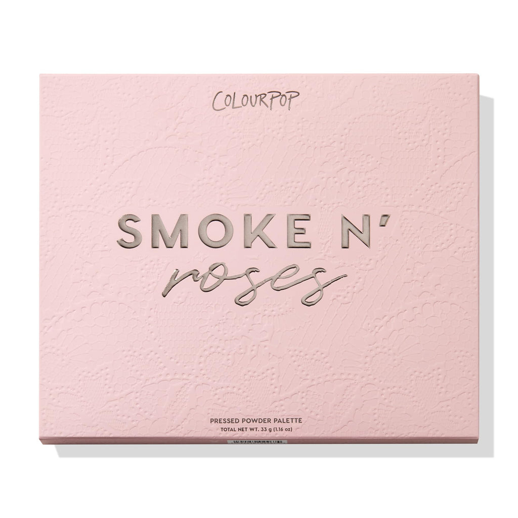 ColourPop Smoke N Roses Eyeshadow Palette – Rosey & Smokey Hues, Metallic & Matte Finishes | Long-Lasting, High-Pigment Eye Makeup (1.16 oz)
