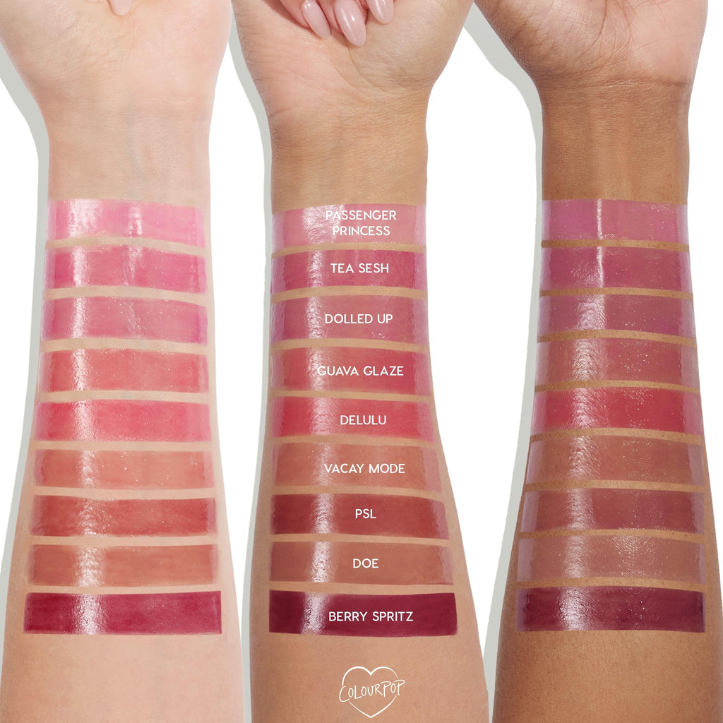 ColourPop So Juicy Plumping Lip Gloss Balm – Hydrating, Buildable Color, Non-Sticky Shine | Vacay Mode (0.07 oz)
