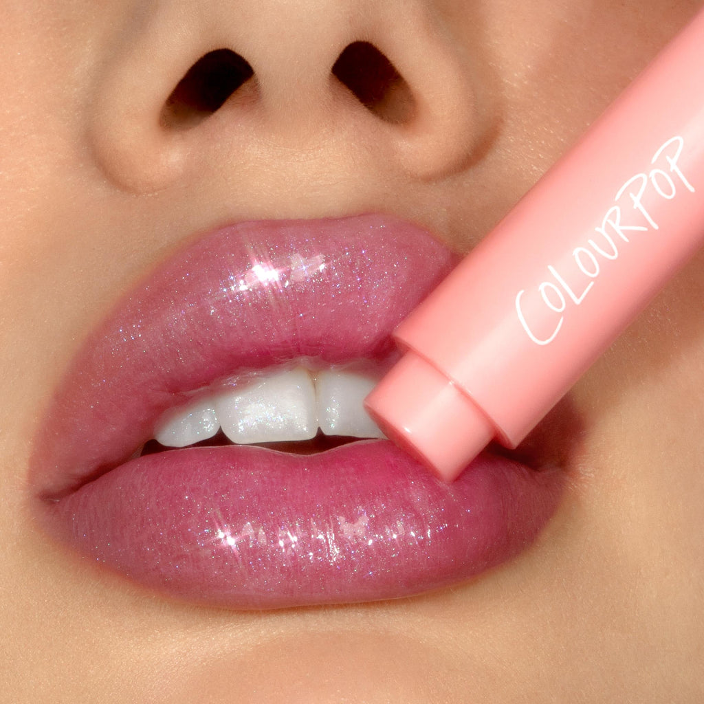 ColourPop So Juicy Plumping Lip Gloss Balm Cyberstar – Hydrating Pearl Finish, Buildable Color (0.07 oz)