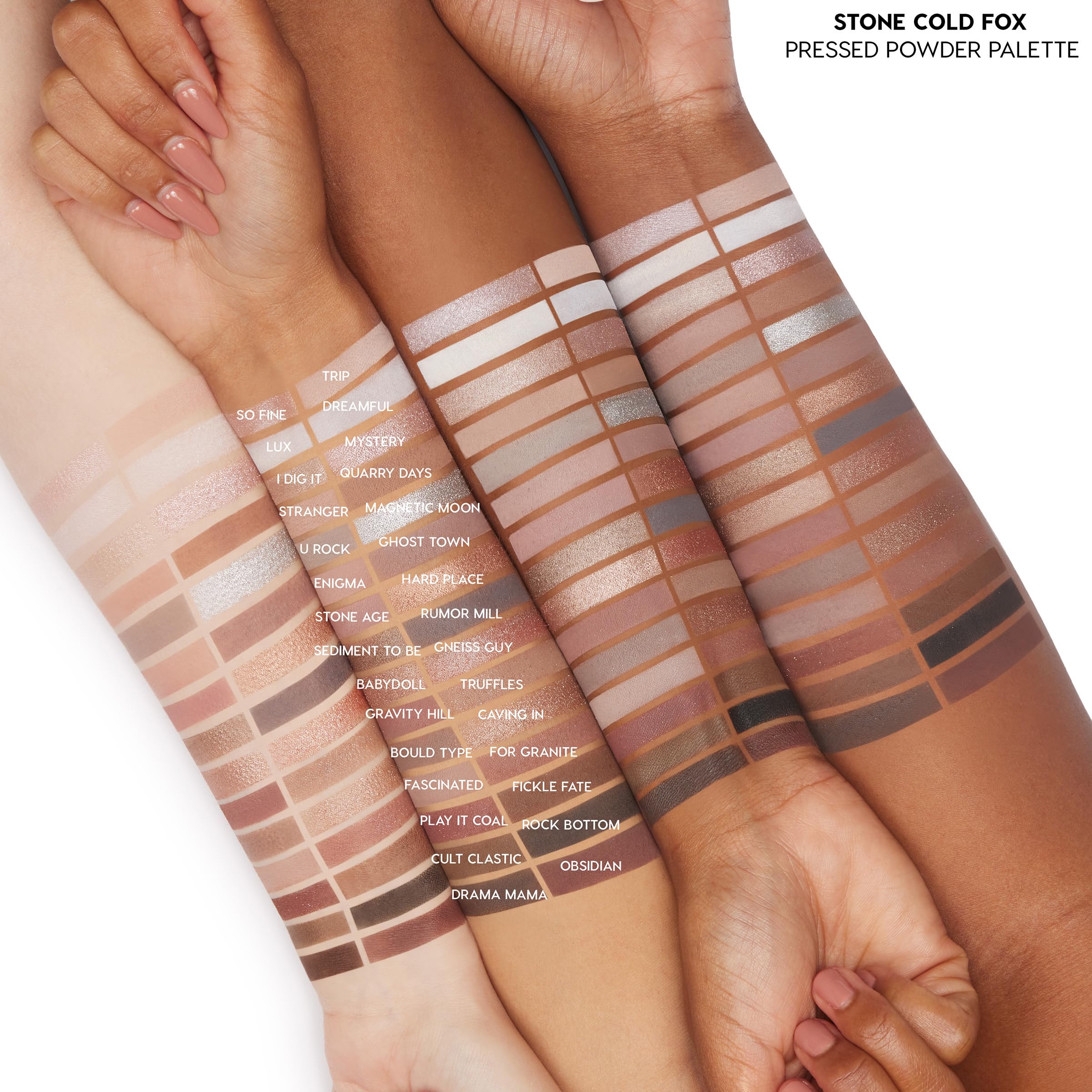 ColourPop Stone Cold Fox Eyeshadow Palette – 30 Cool-Toned Matte & Metallic Shades